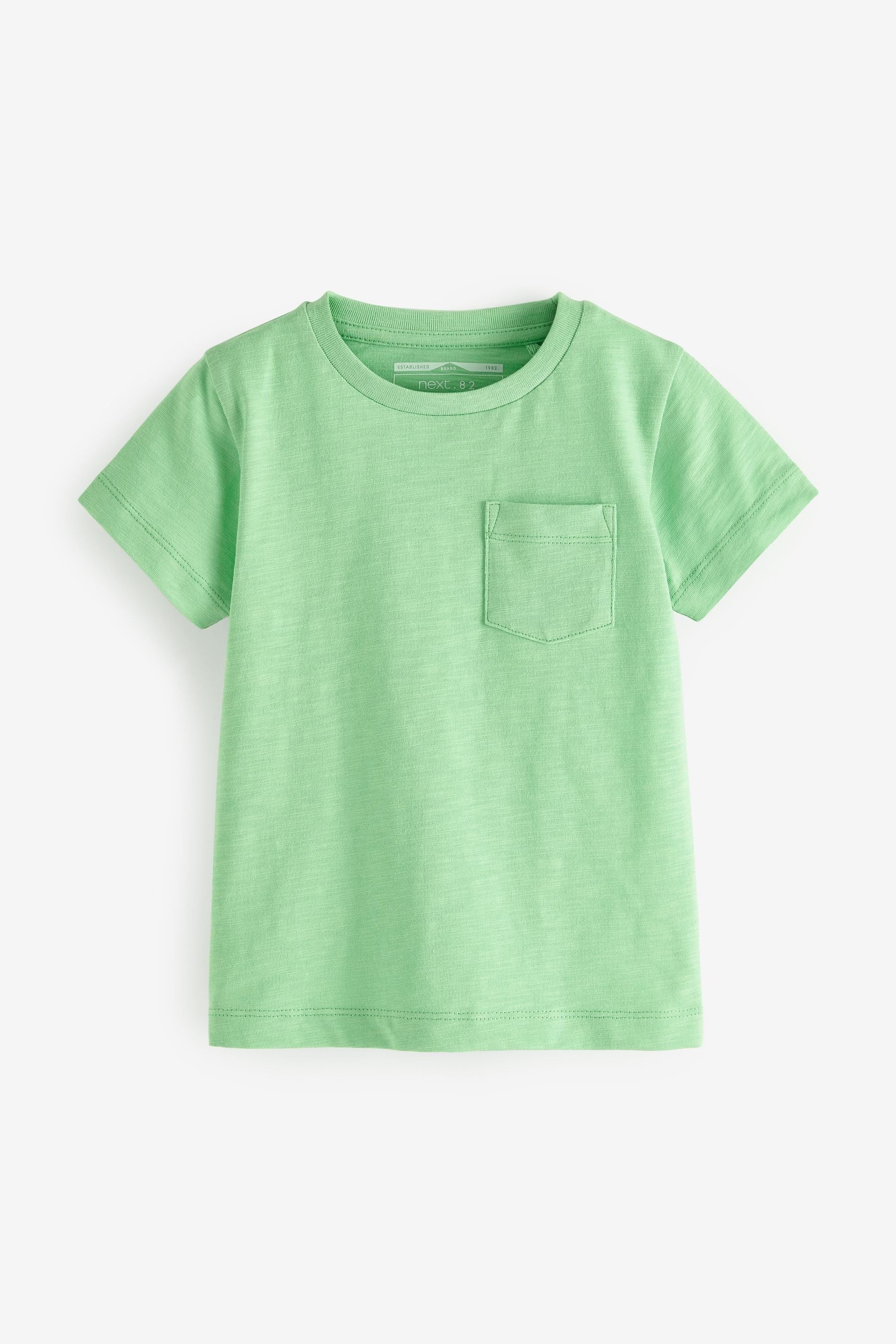 Green Short Sleeve Plain T-Shirt (3mths-7yrs)