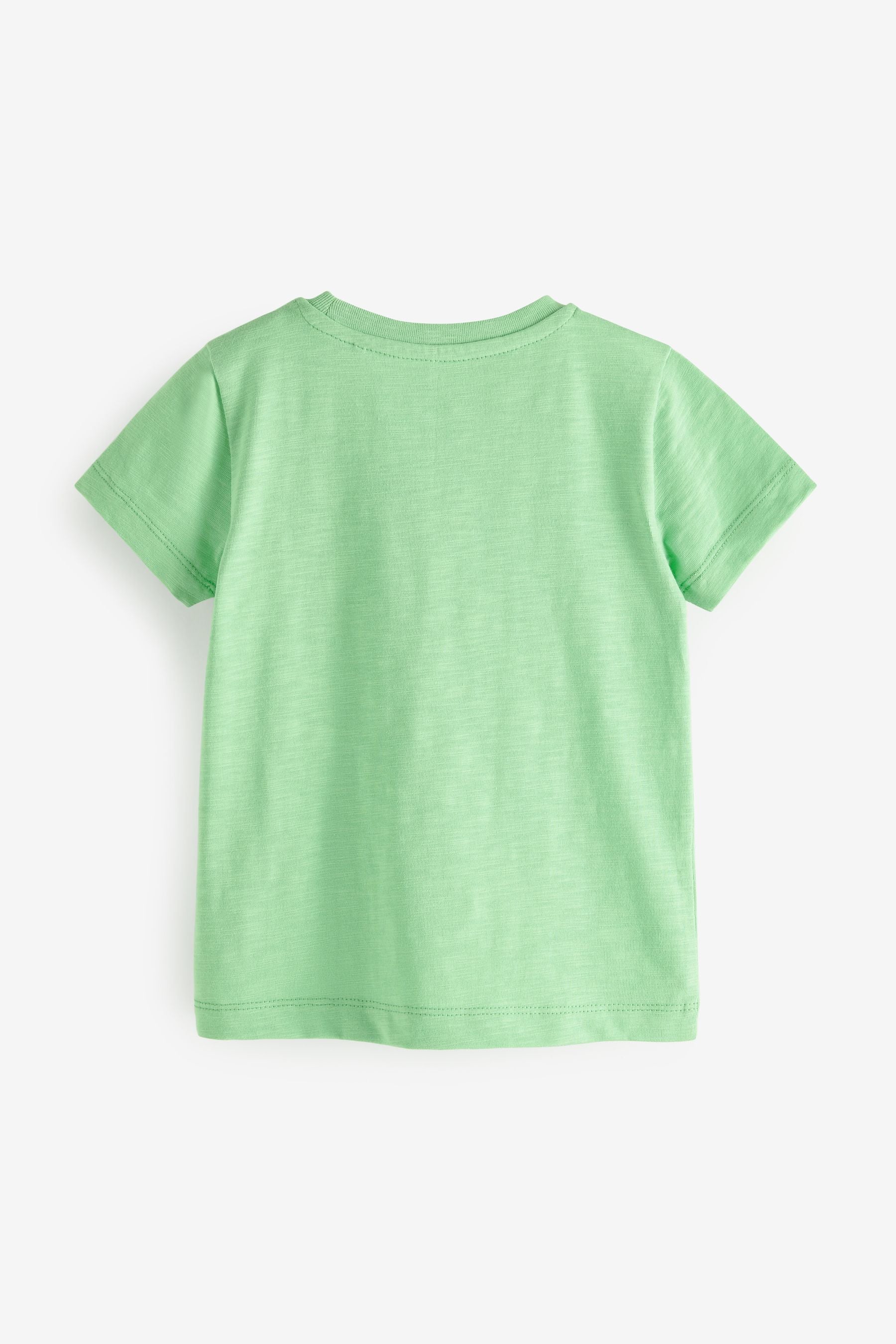 Green Short Sleeve Plain T-Shirt (3mths-7yrs)