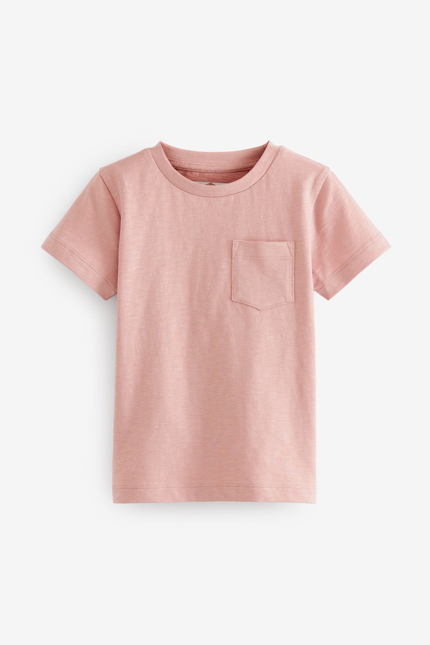 Mauve Pink Short Sleeve Plain T-Shirt (3mths-7yrs)