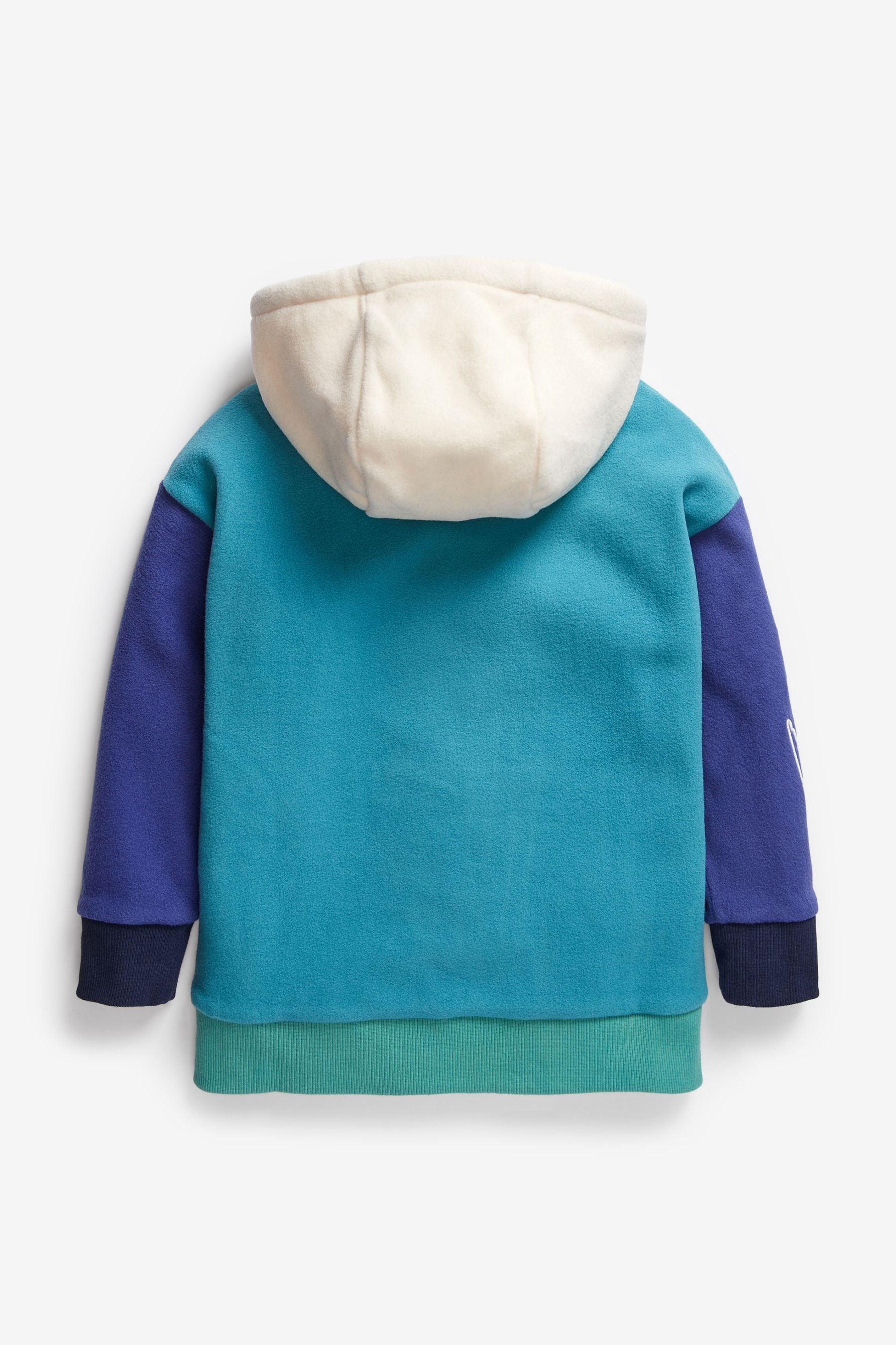 Blue/Purple Colourblock Fleece Hoodie (3-16yrs)