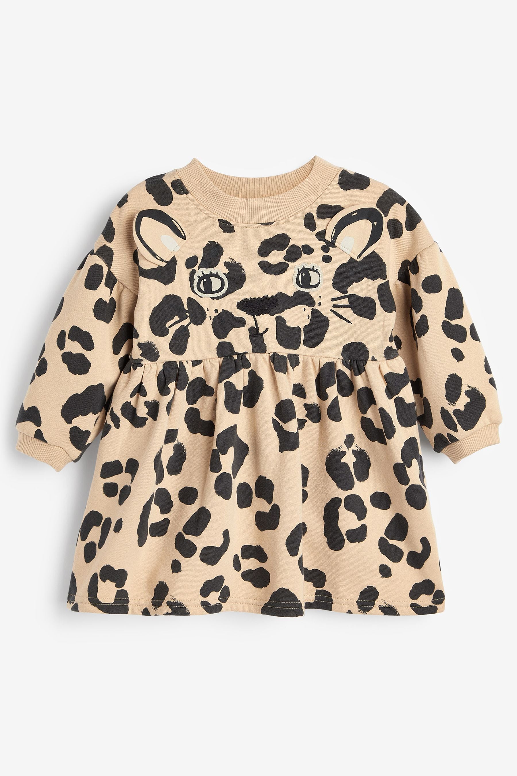 Animal Print Character Cosy Sweat Dress (3mths-7yrs)