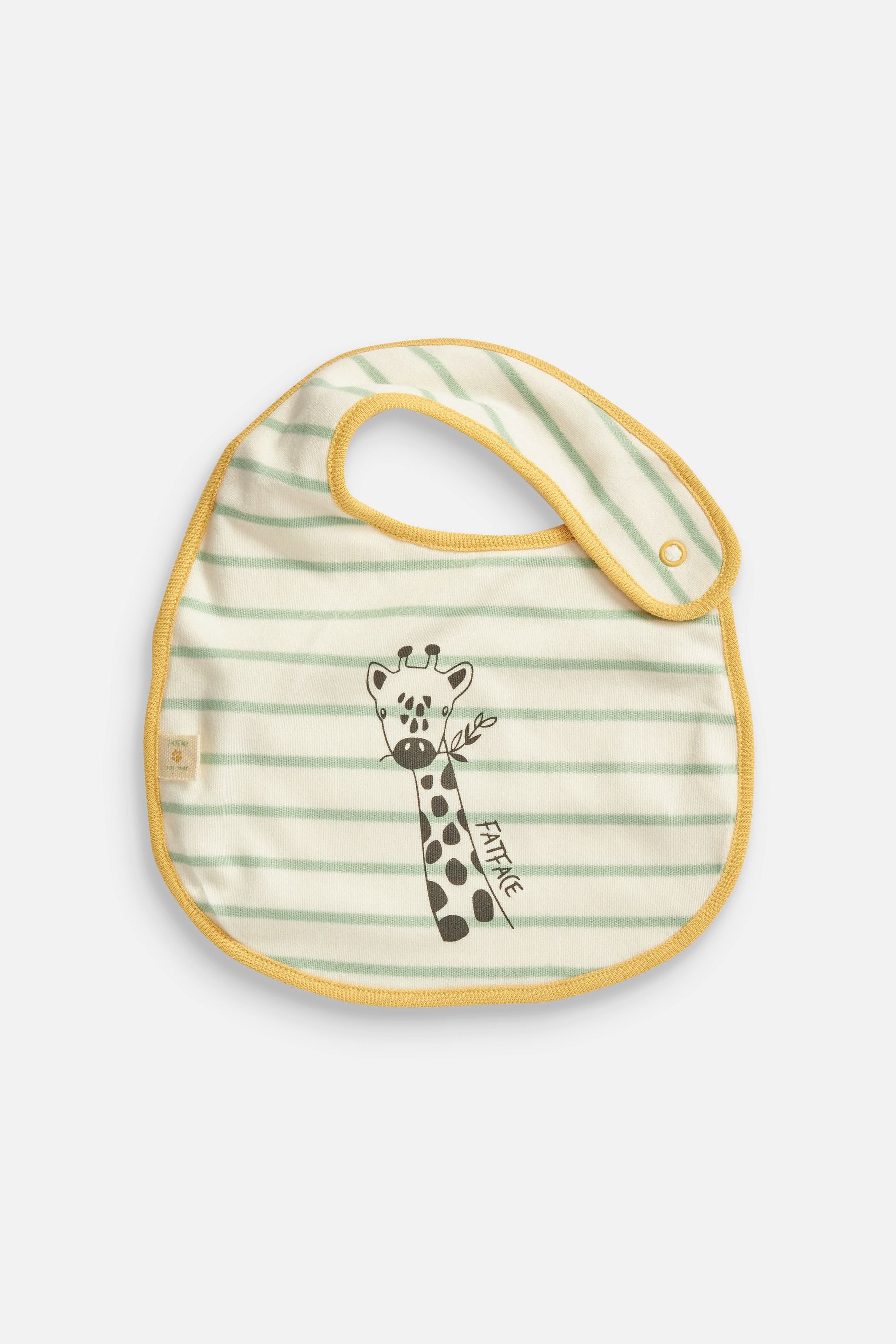 FatFace Baby Crew Unisex Animal Bibs 2 Pack