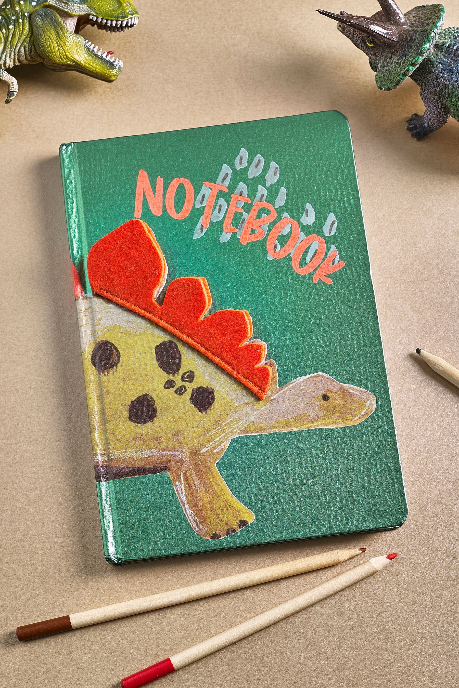 Green Dinosaur Notebook