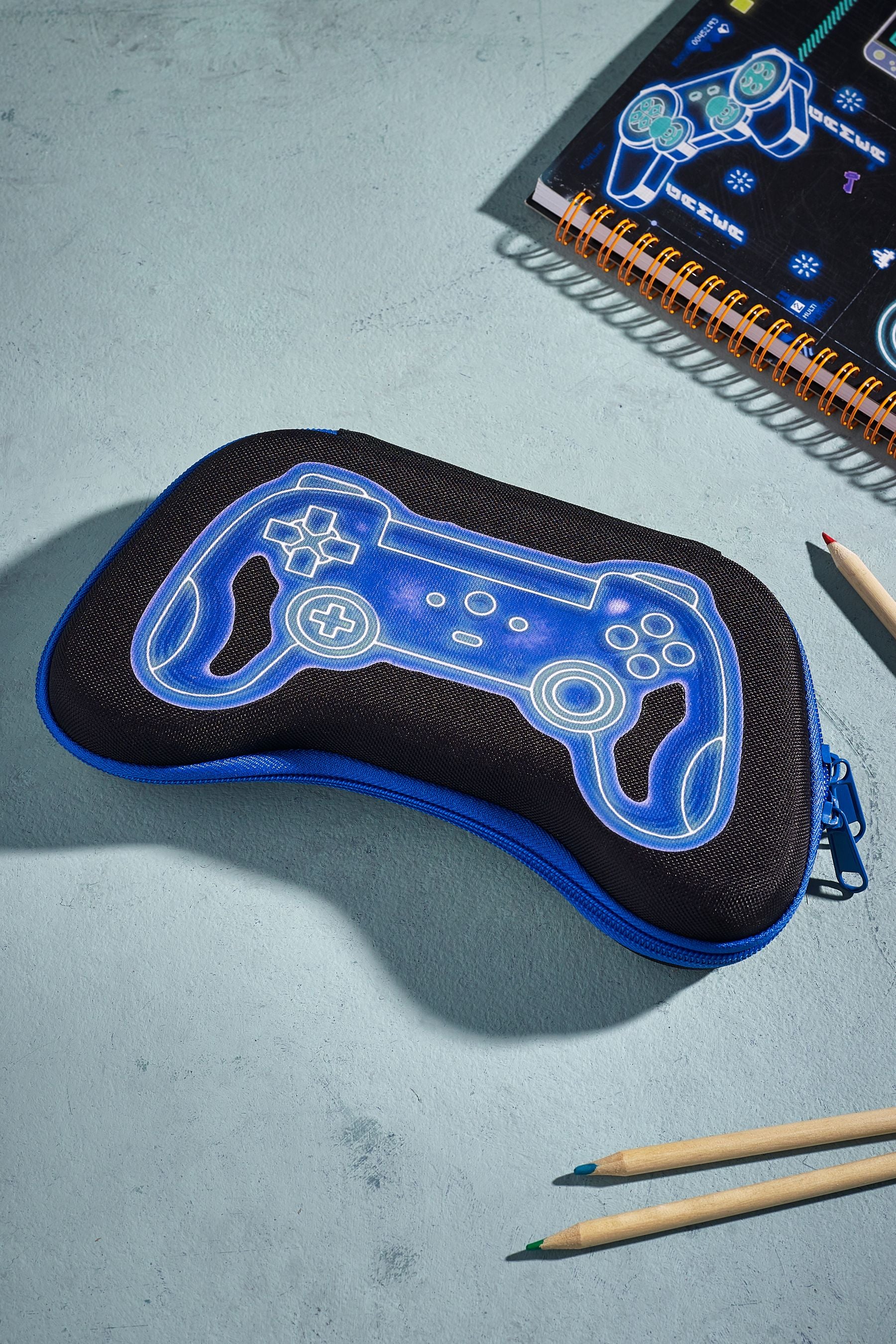 Black Gaming Controller Pencil Case