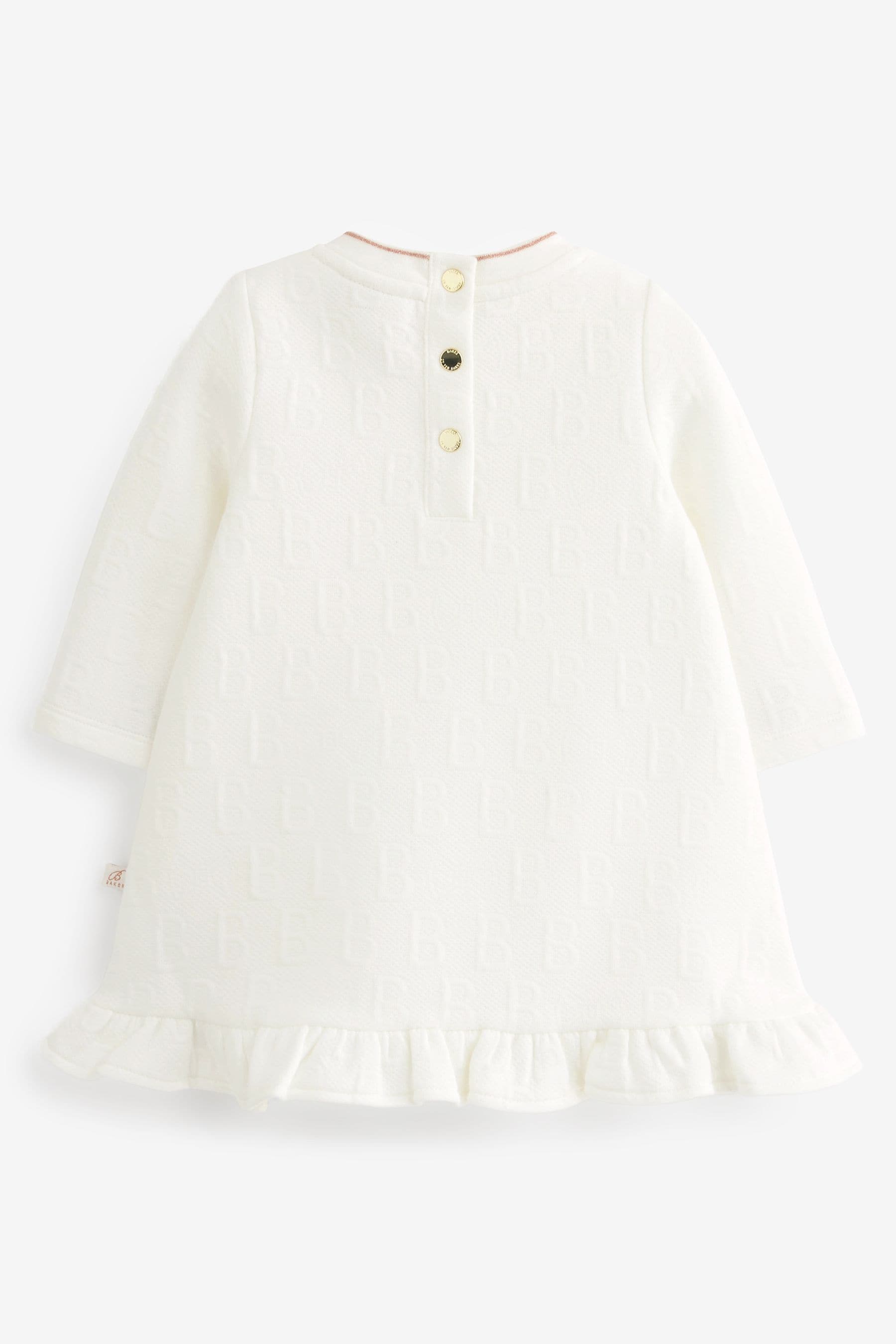 White Baker by Ted Baker Jacquard Dress