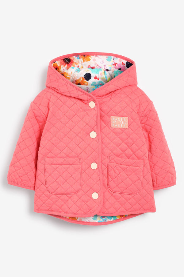 Coral Pink Baker by Ted Baker Reversible Jacket