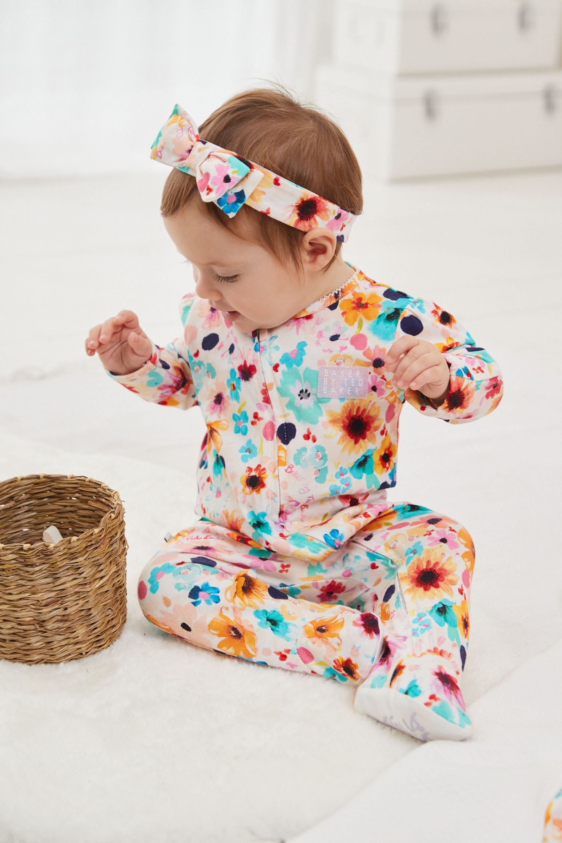 Baker by Ted Baker Floral Sleepsuit