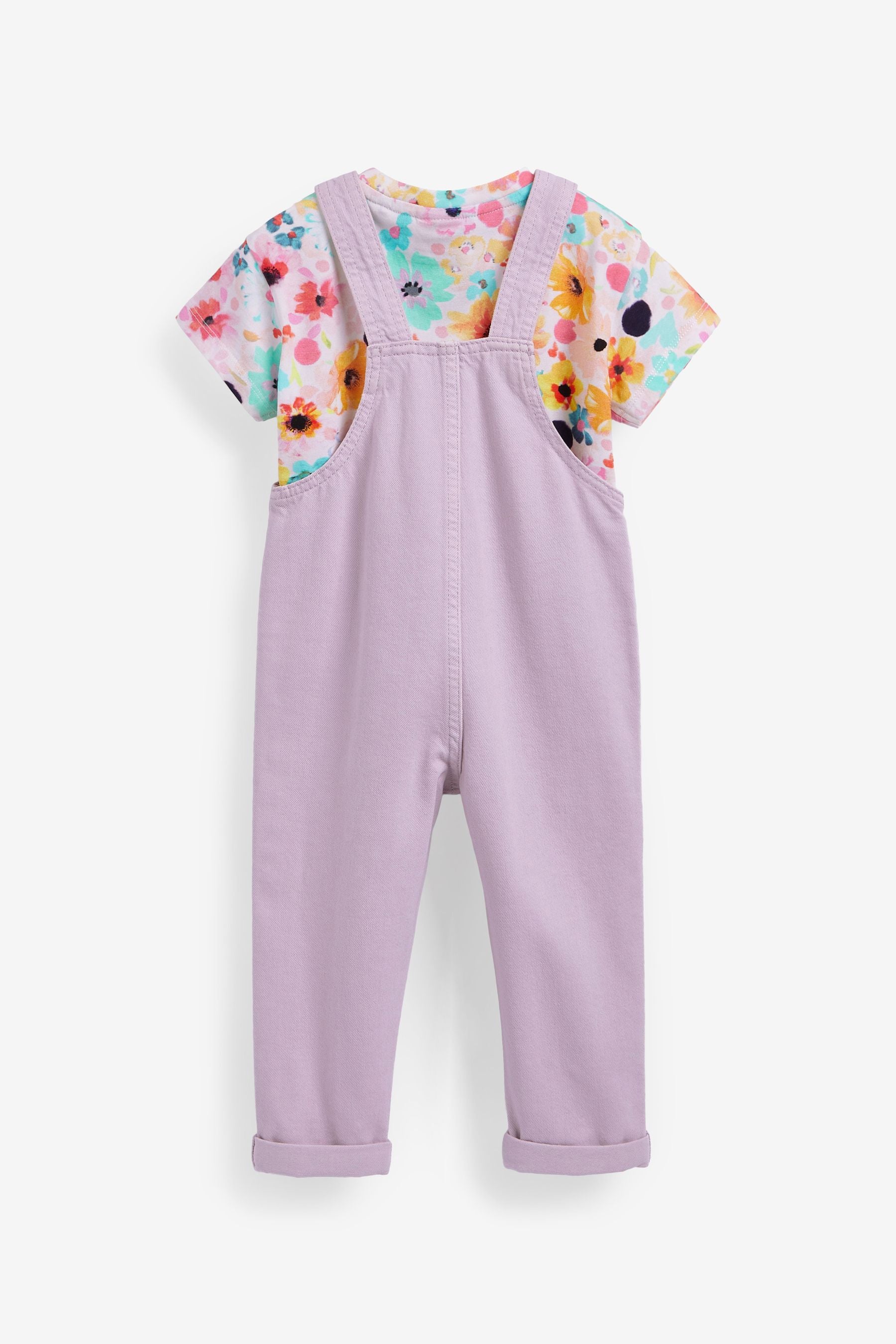 Lilac Purple Baker by Ted Baker Lilac Purple Dungaree Set