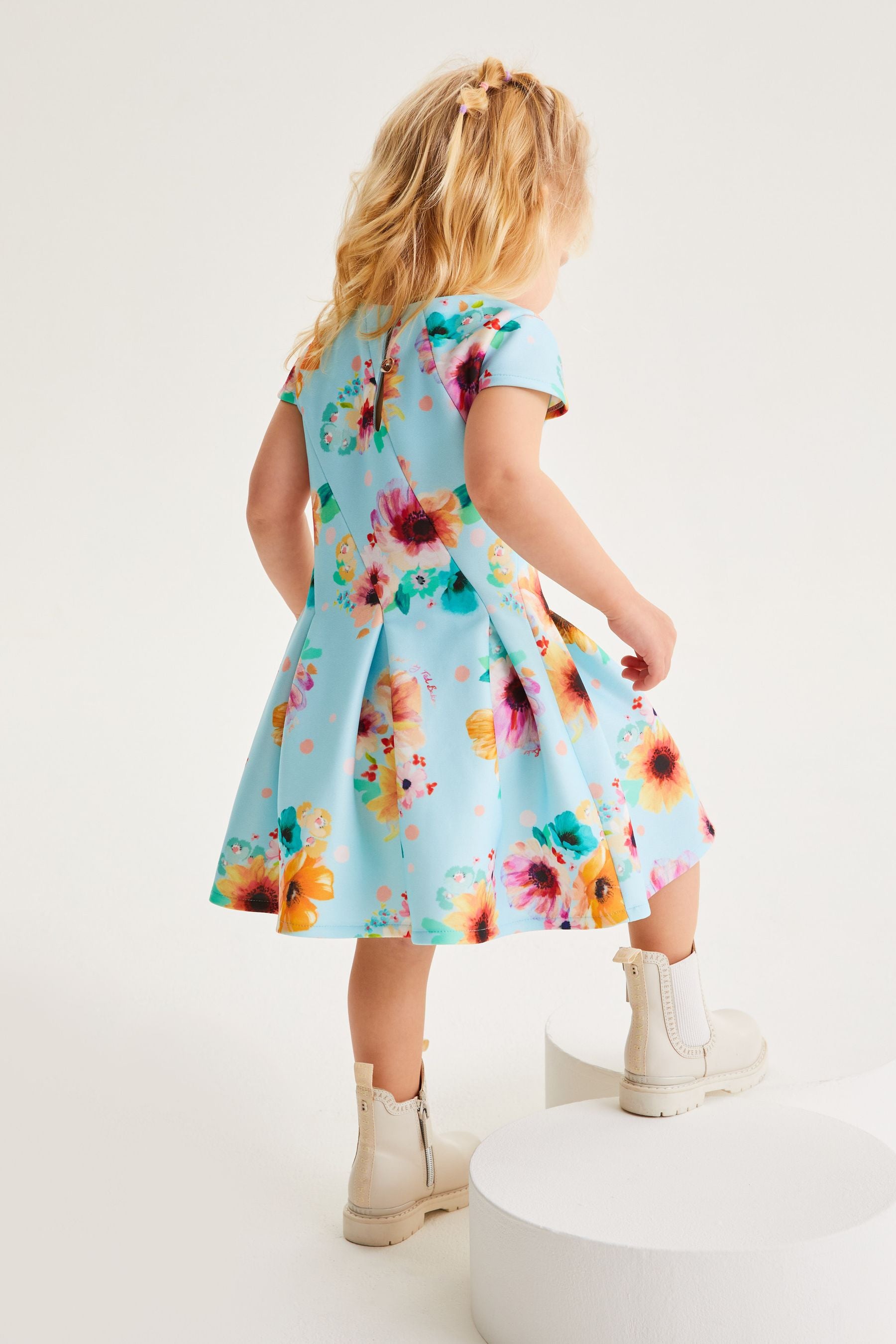 Baker by Ted Baker Blue Floral Dress