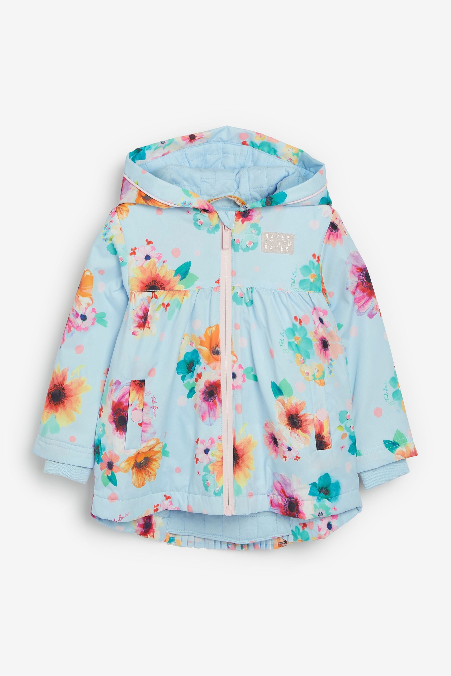 Baker by Ted Baker Blue Floral Rain Mac