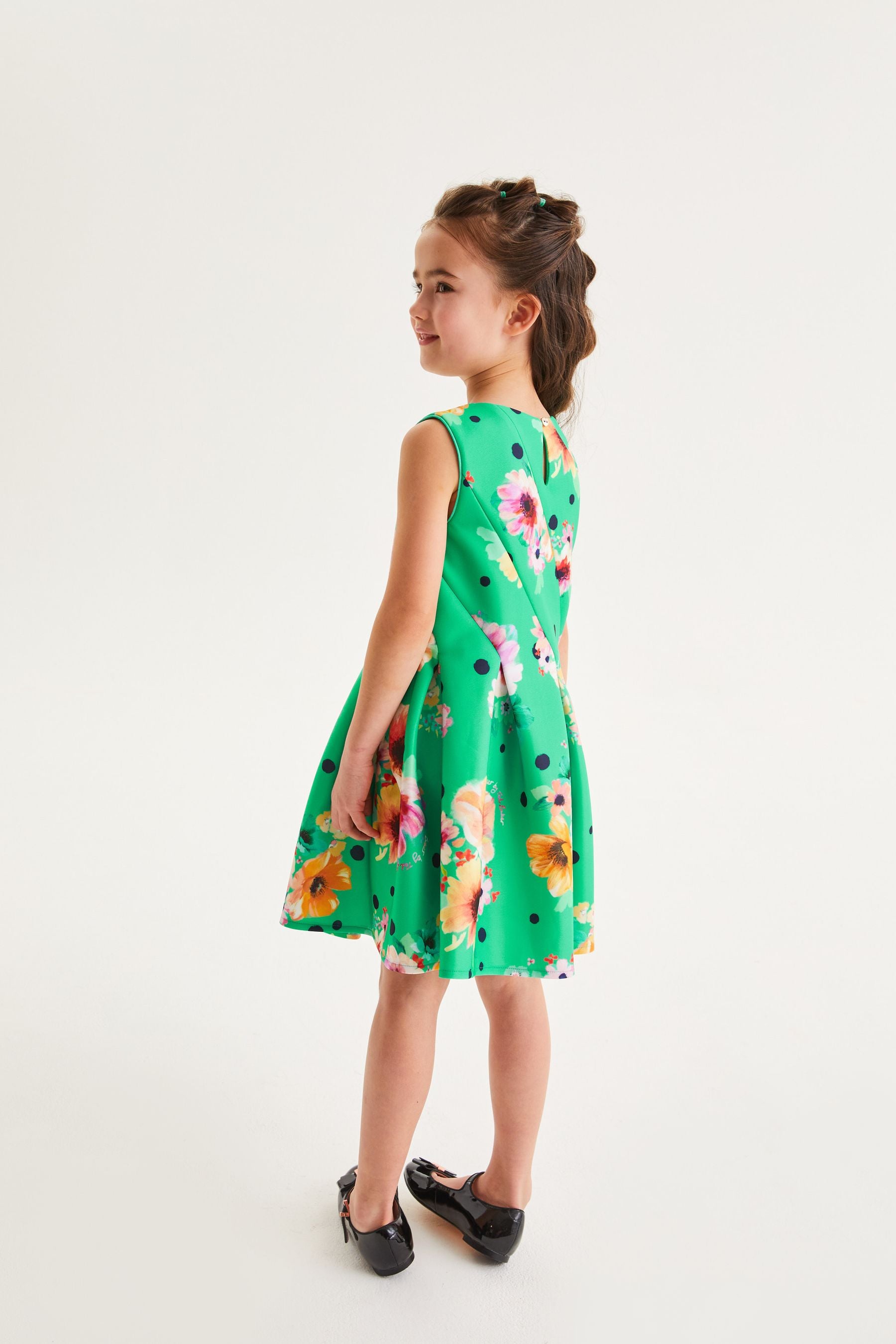 Baker by Ted Baker Green Floral Dress