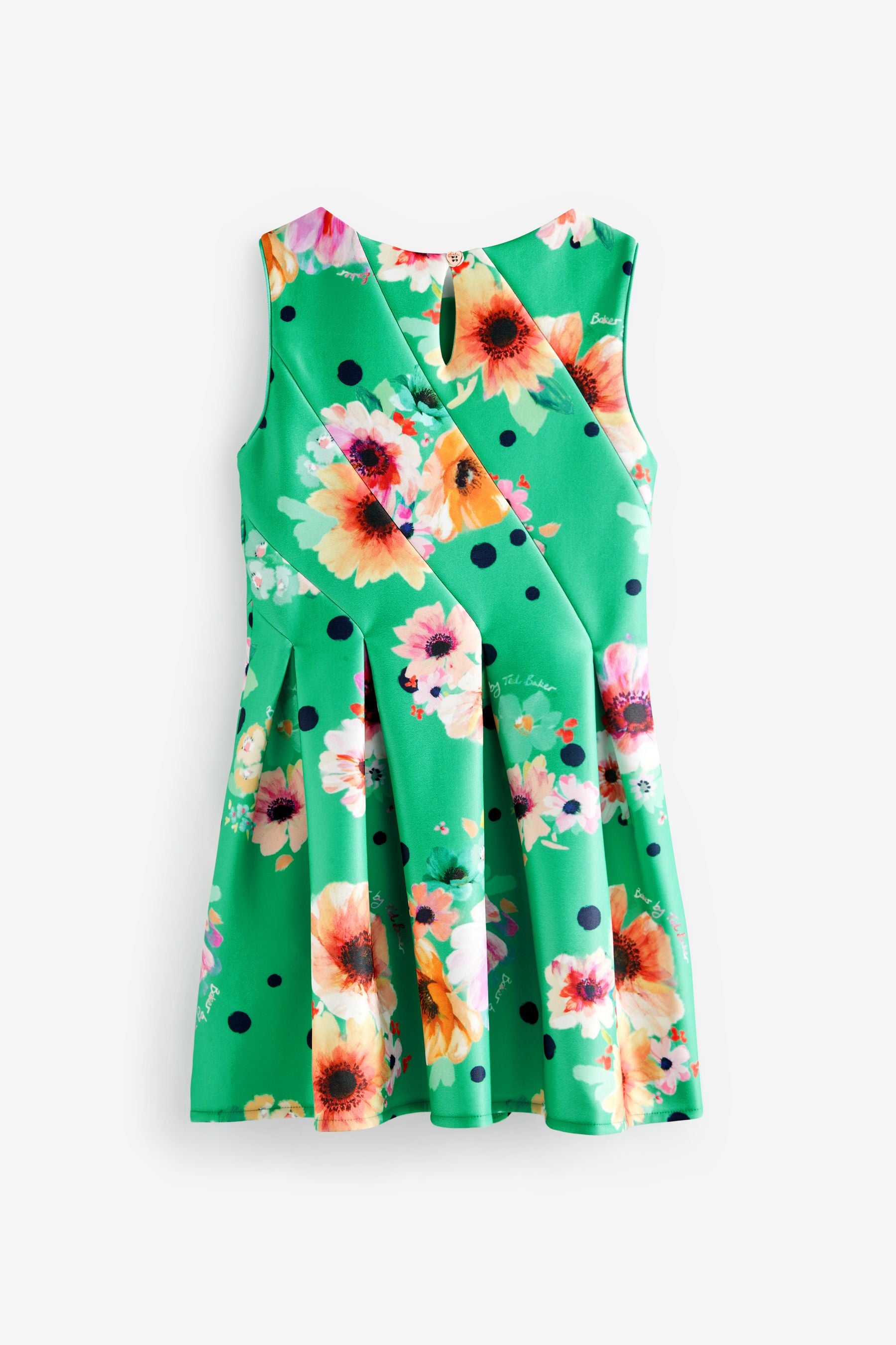 Baker by Ted Baker Green Floral Dress