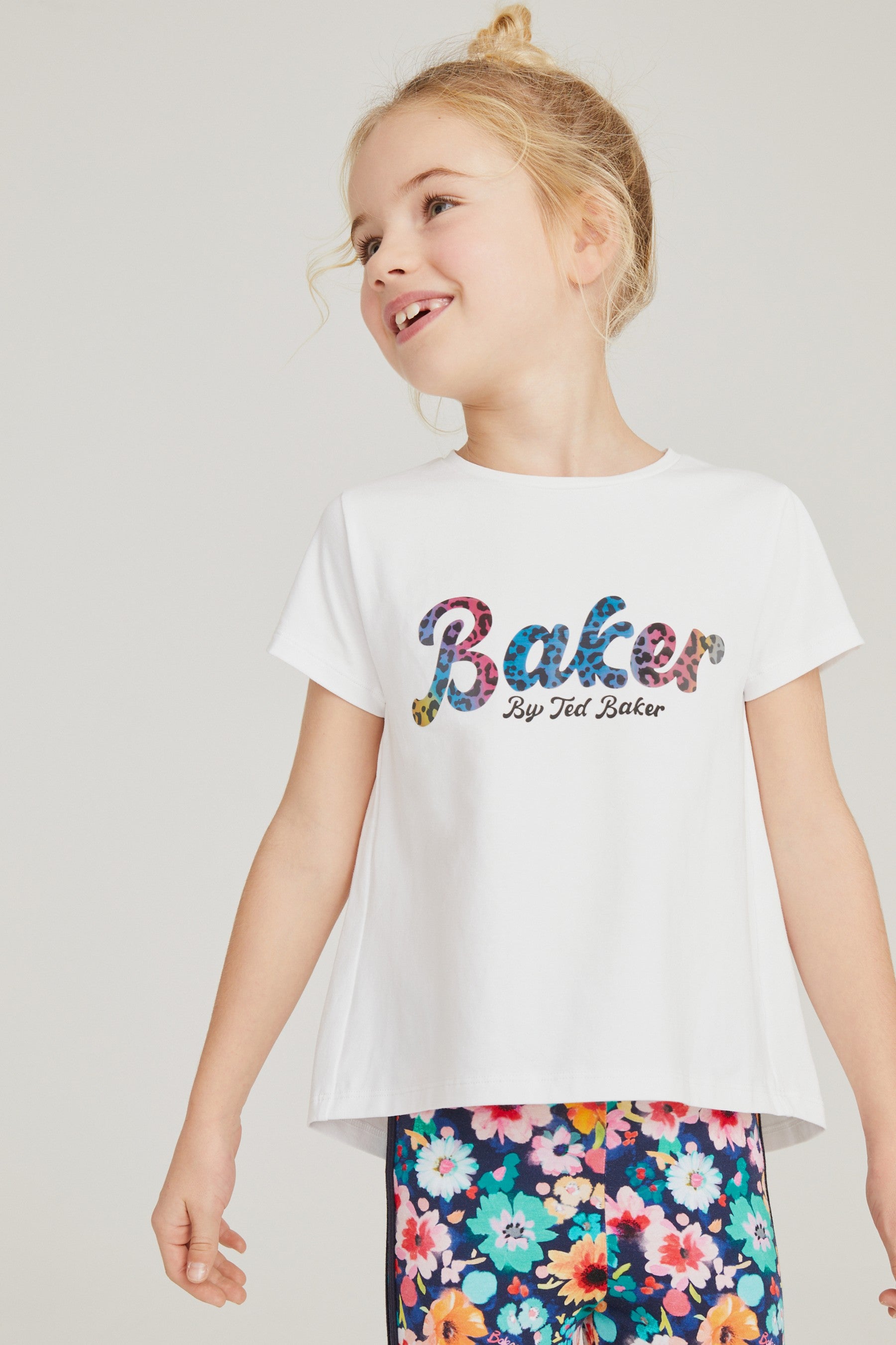 Baker by Ted Baker Multicolour Floral T-Shirt and Leggings Set