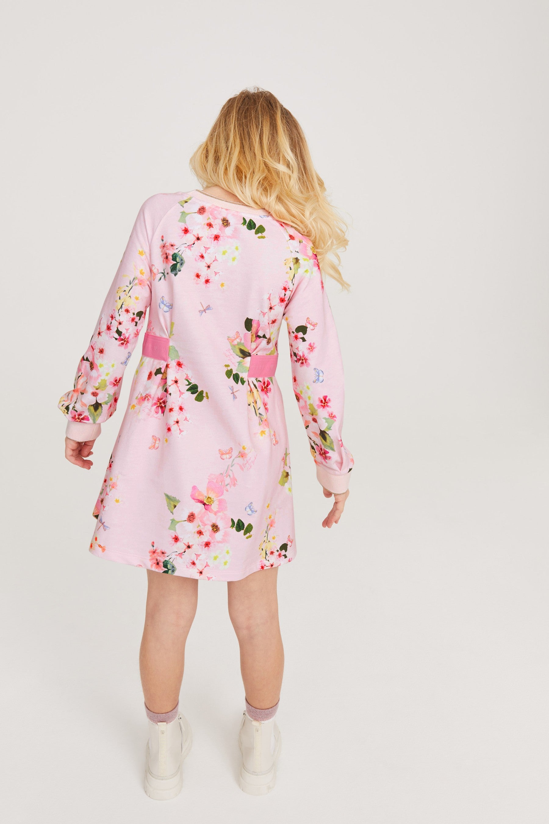 Baker by Ted Baker Pink Floral Jersey Dress