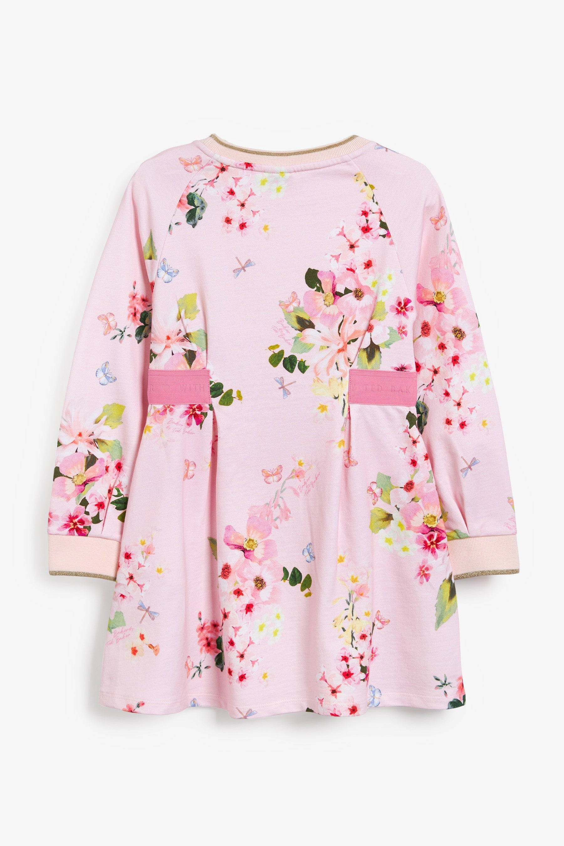 Baker by Ted Baker Pink Floral Jersey Dress