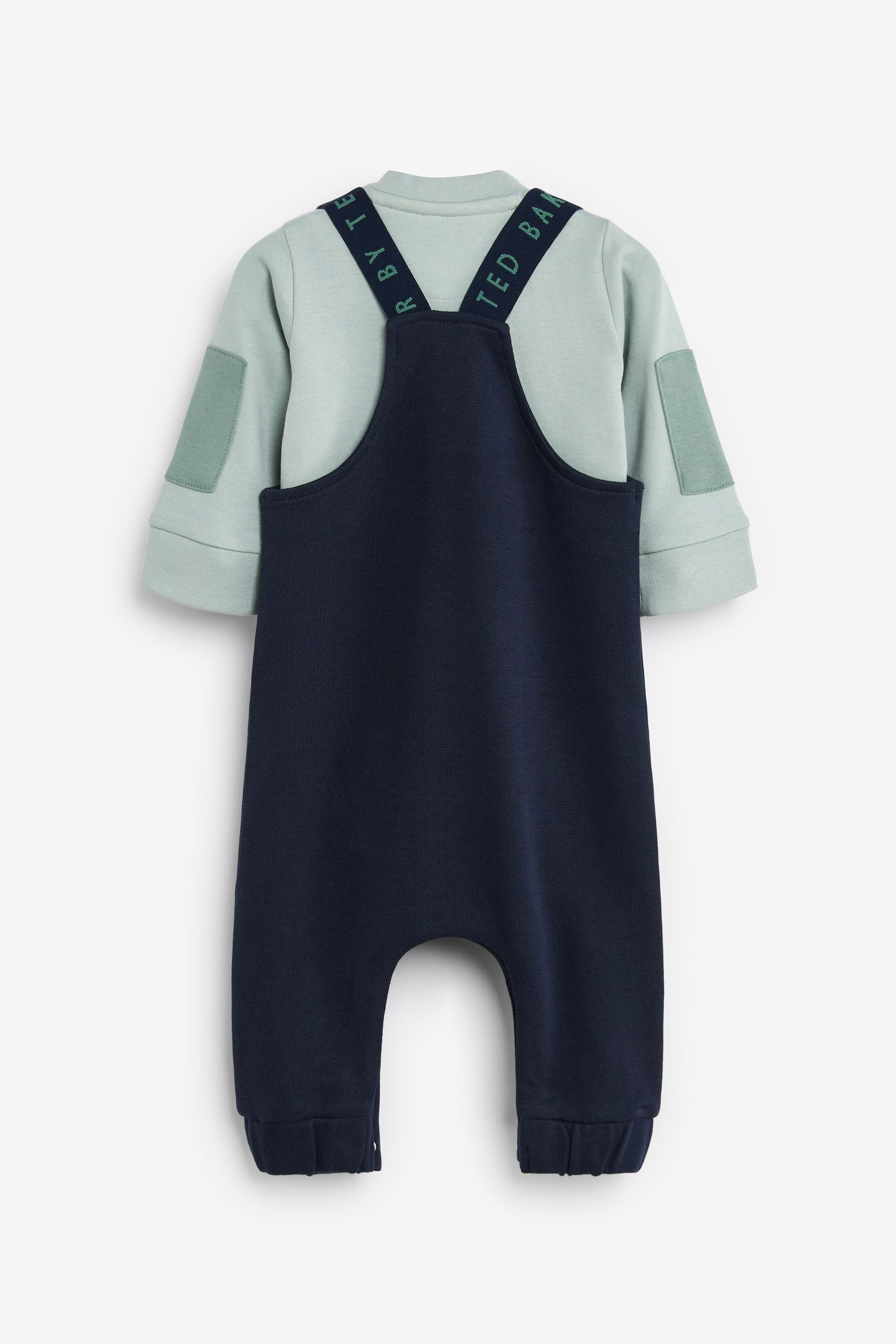 Baker by Ted Baker Navy Blue Dungaree Set