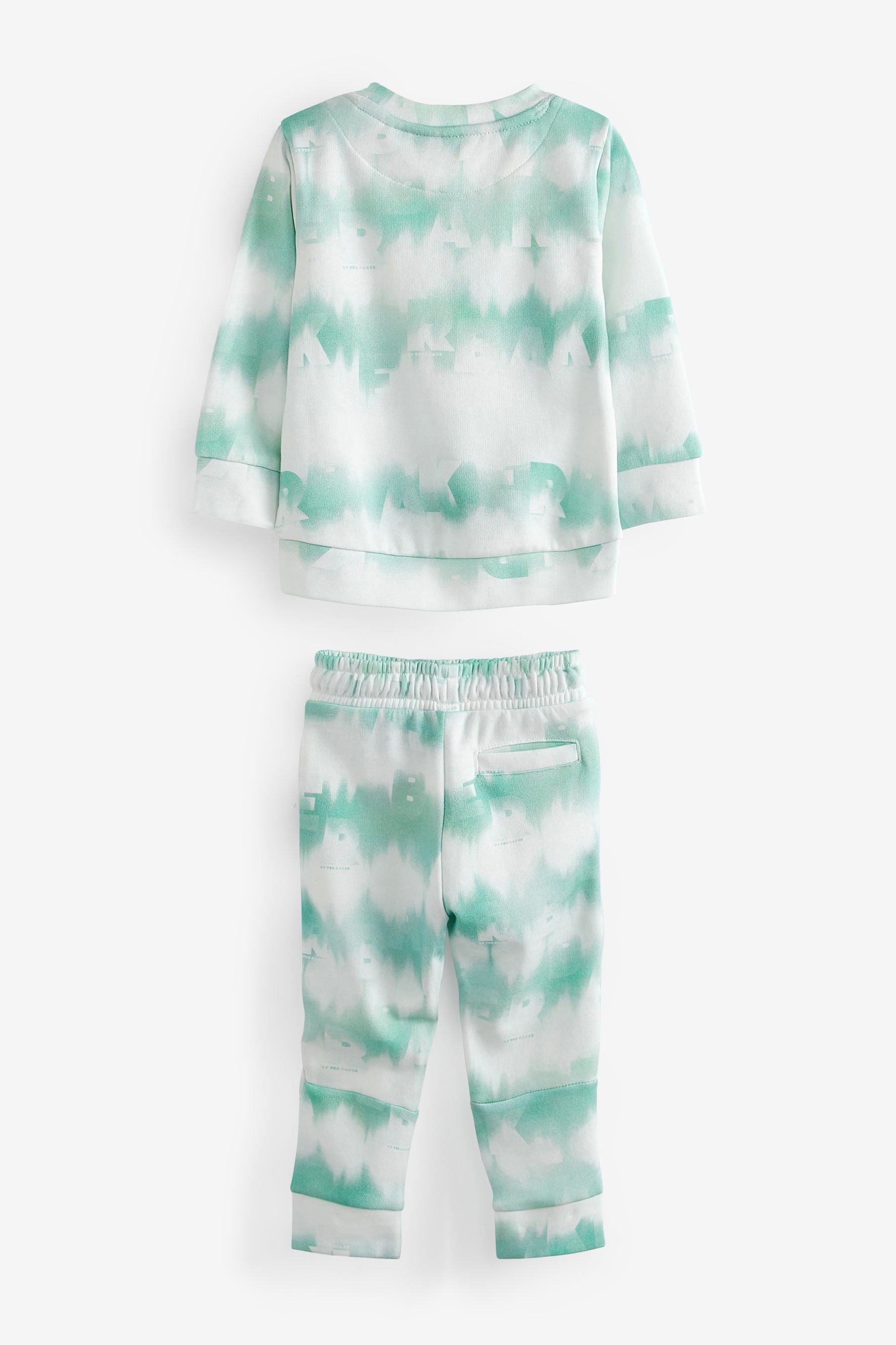 Baker by Ted Baker Green Tye Dye Tracksuit