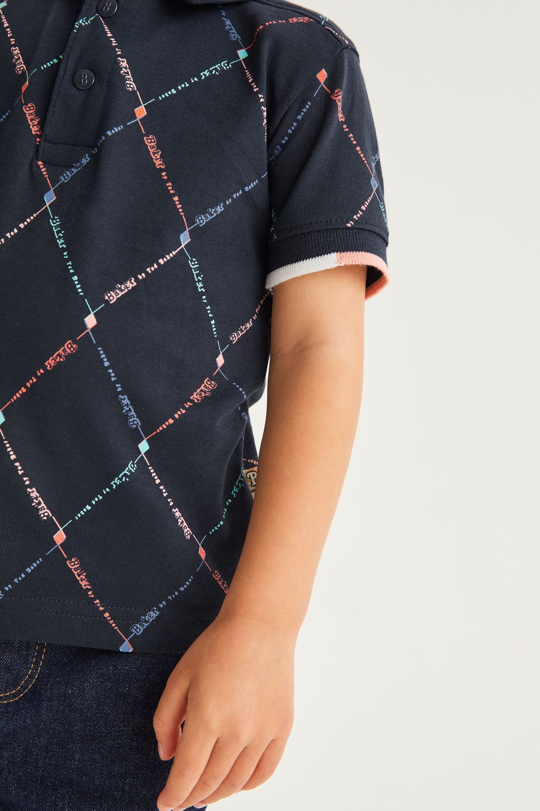 Baker by Ted Baker Argyle Polo Shirt