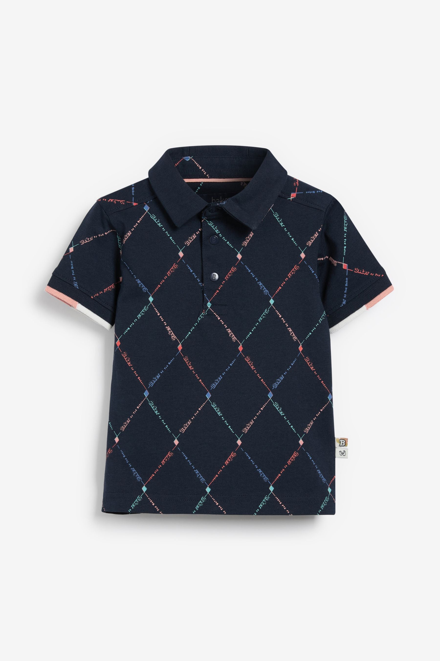 Baker by Ted Baker Argyle Polo Shirt