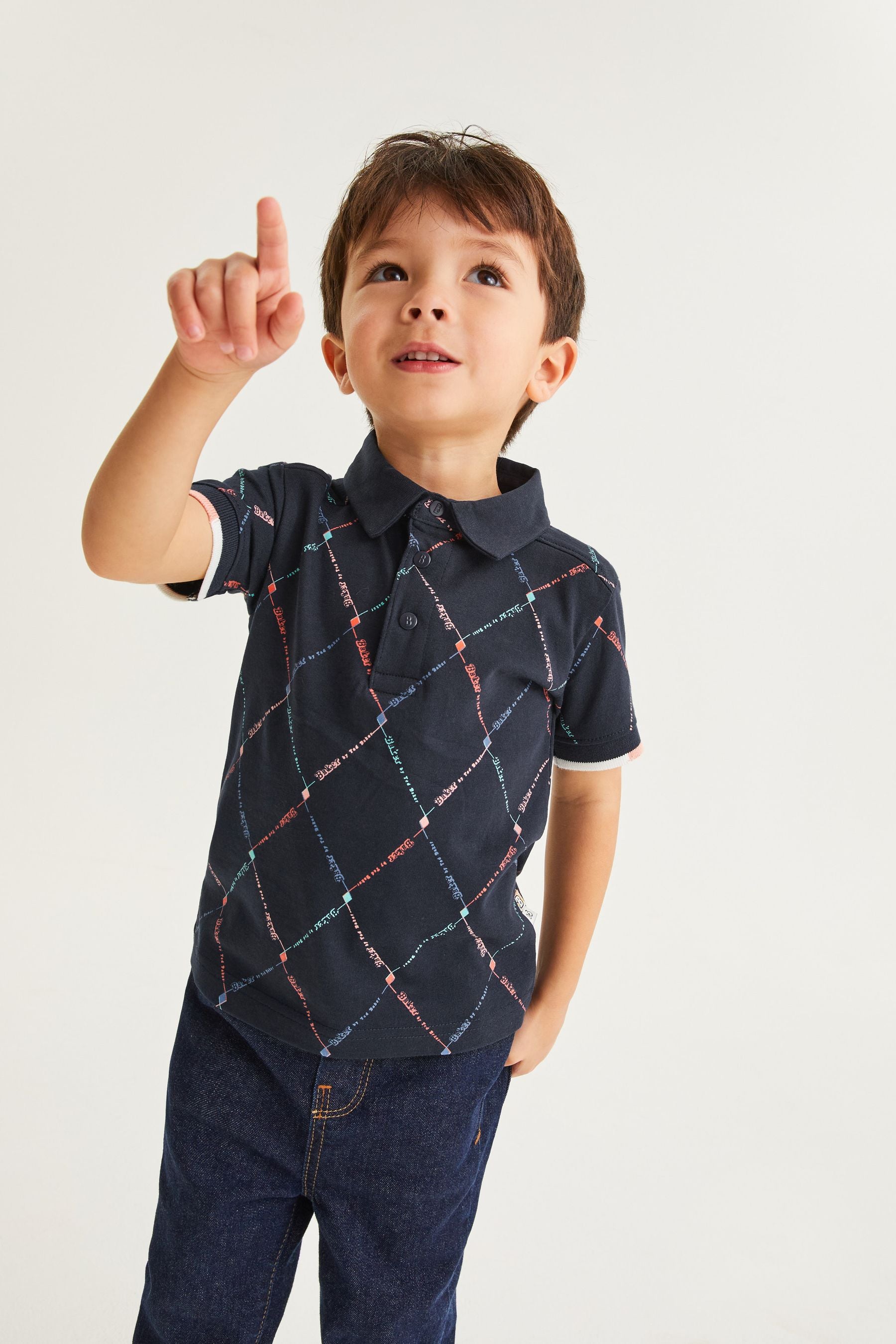 Baker by Ted Baker Argyle Polo Shirt