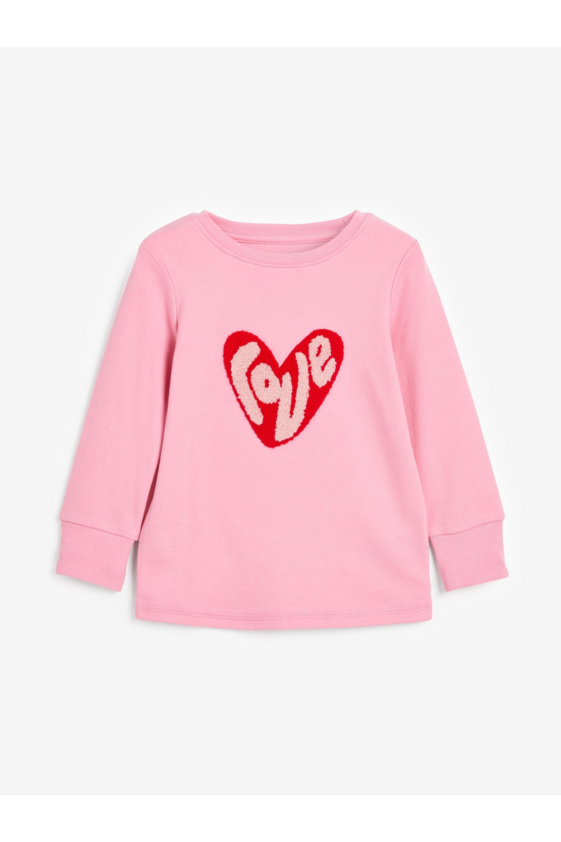 Red/Pink Heart 2 Pack Pyjamas (9mths-12yrs)