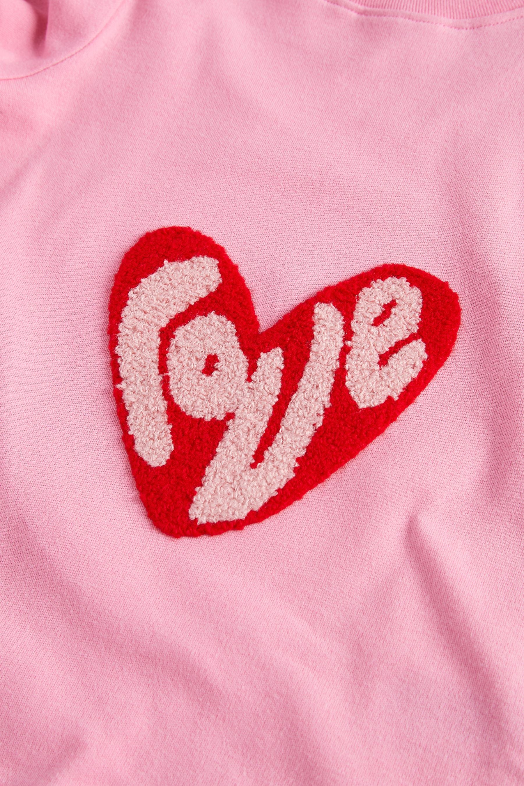 Red/Pink Heart 2 Pack Pyjamas (9mths-12yrs)