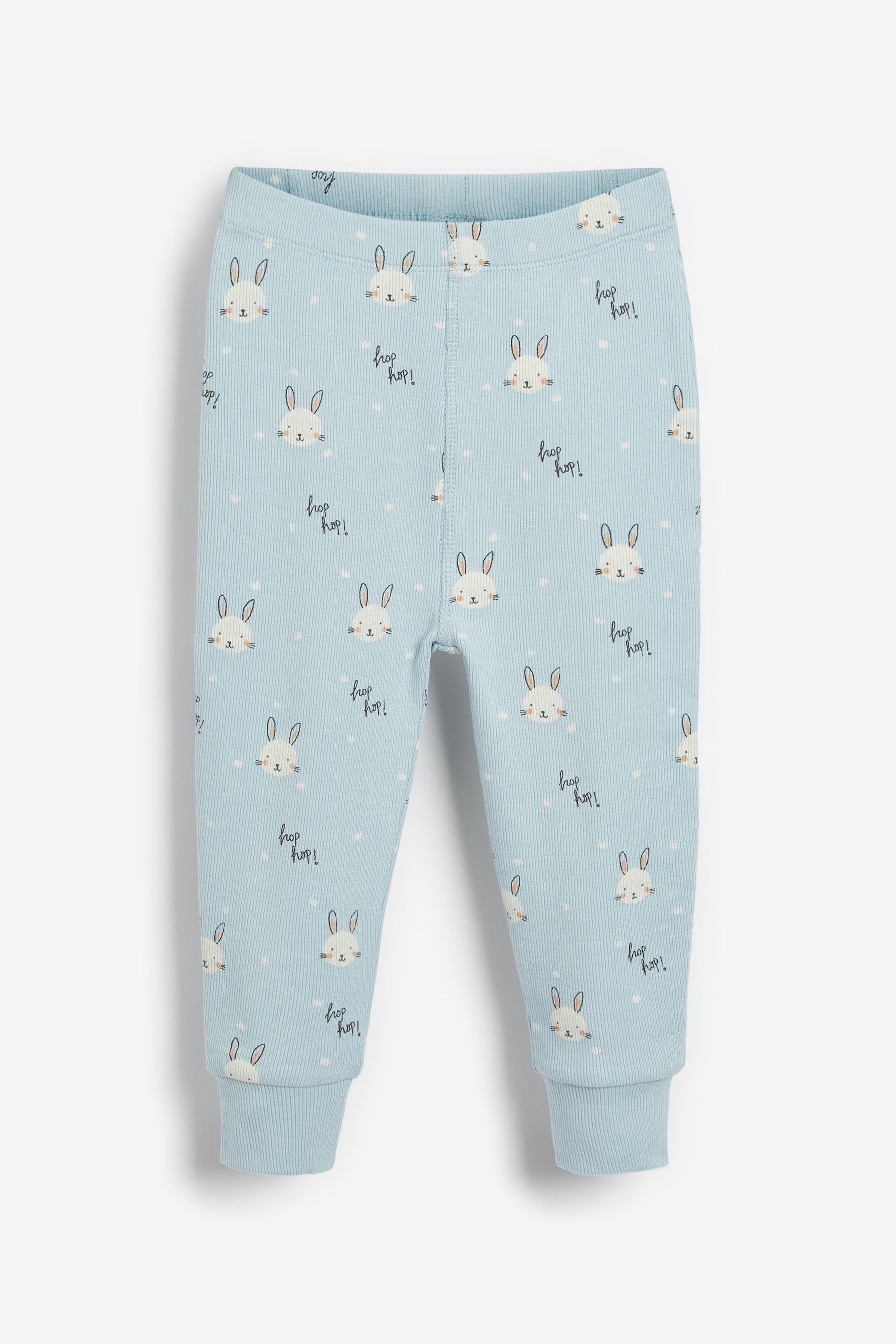 Yellow/Blue Bunny/Duck 2 Pack Pyjamas (9mths-8yrs)