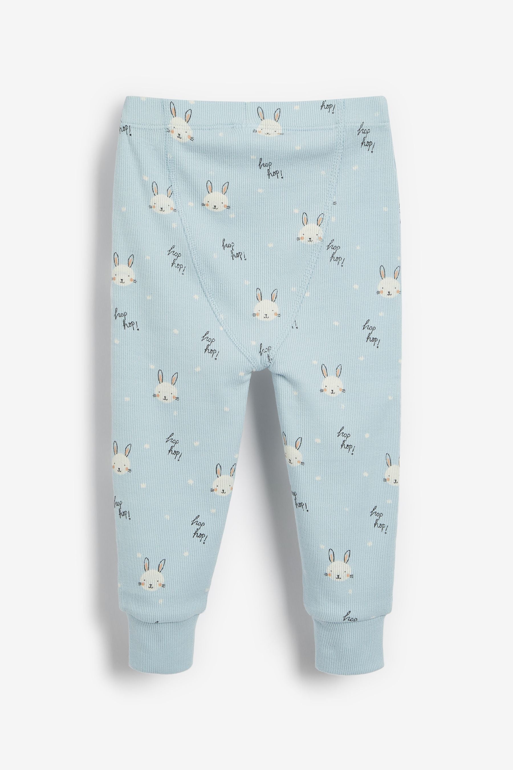 Yellow/Blue Bunny/Duck 2 Pack Pyjamas (9mths-8yrs)