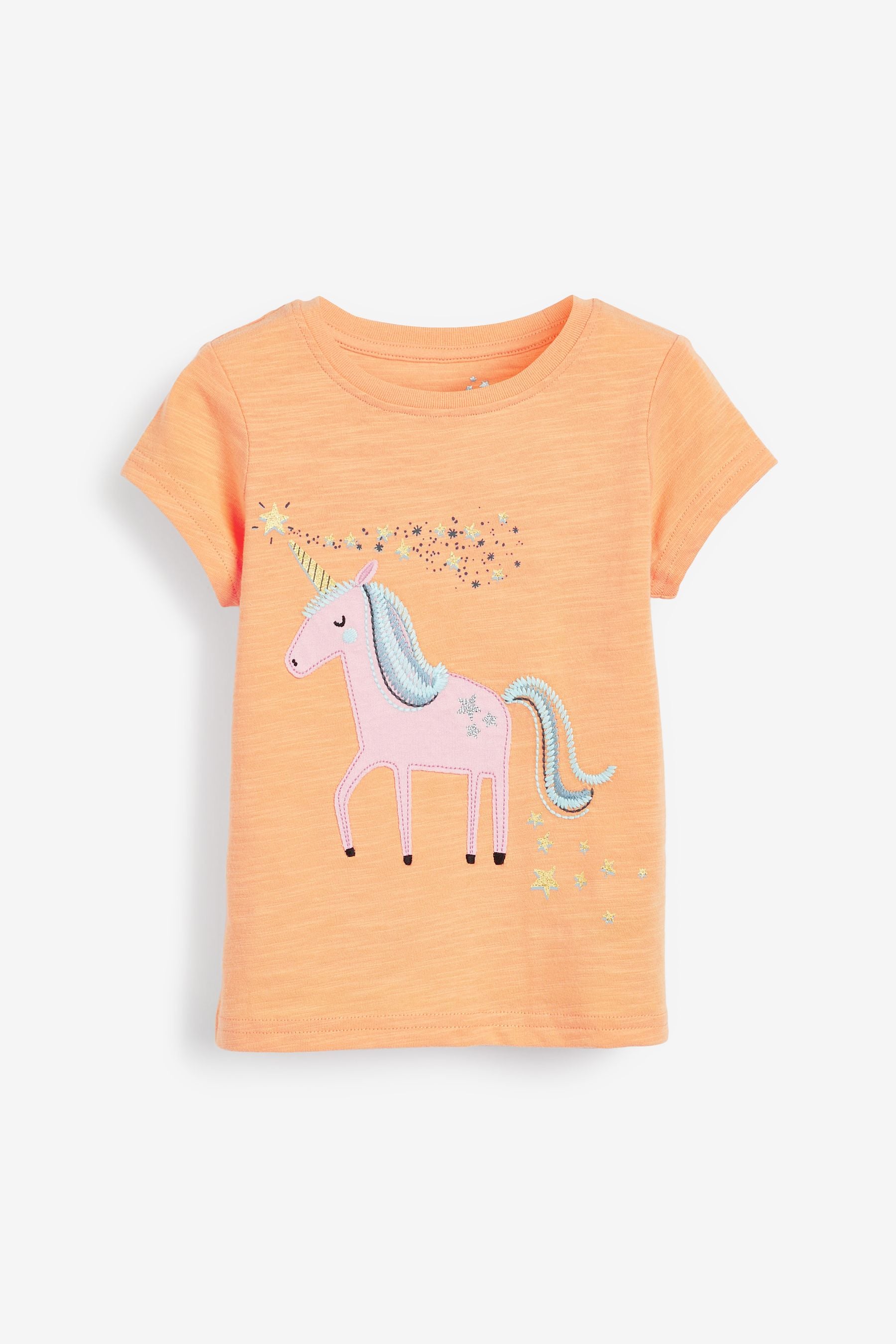 Blue/Orange Unicorn Character 3 Pack Short Pyjamas (9mths-12yrs)