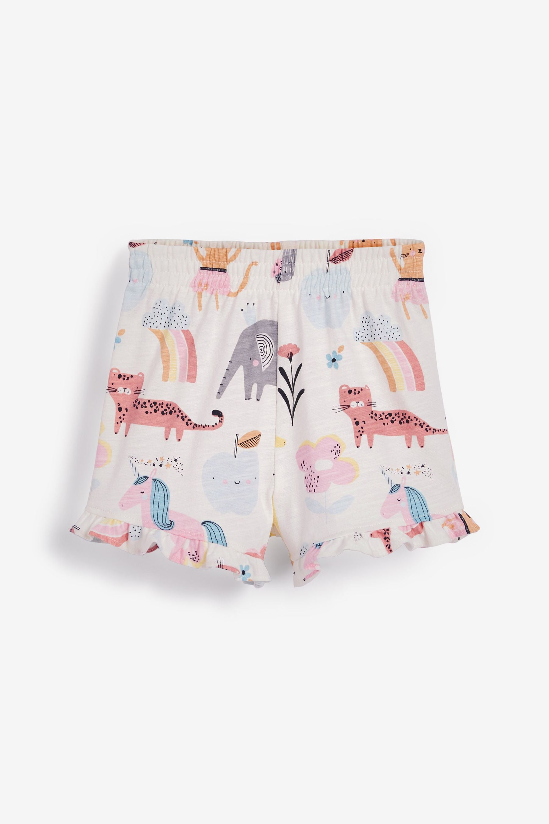 Blue/Orange Unicorn Character 3 Pack Short Pyjamas (9mths-12yrs)