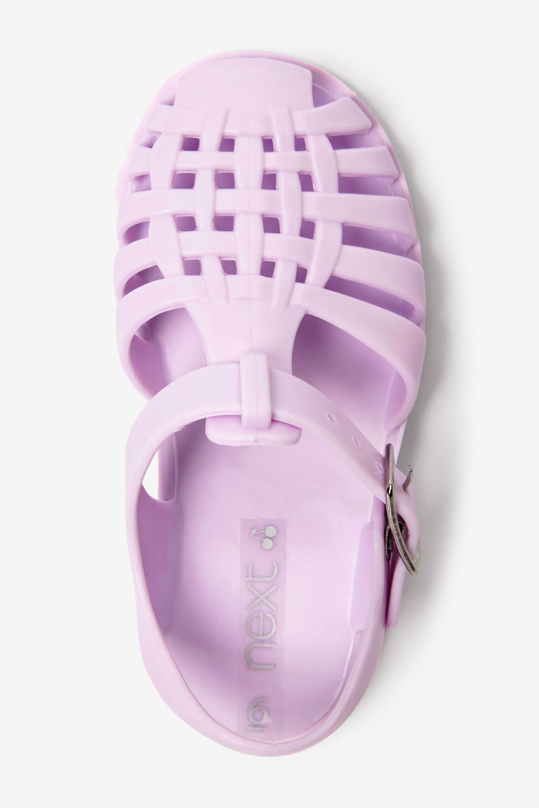 Lilac Purple Jelly Sandals