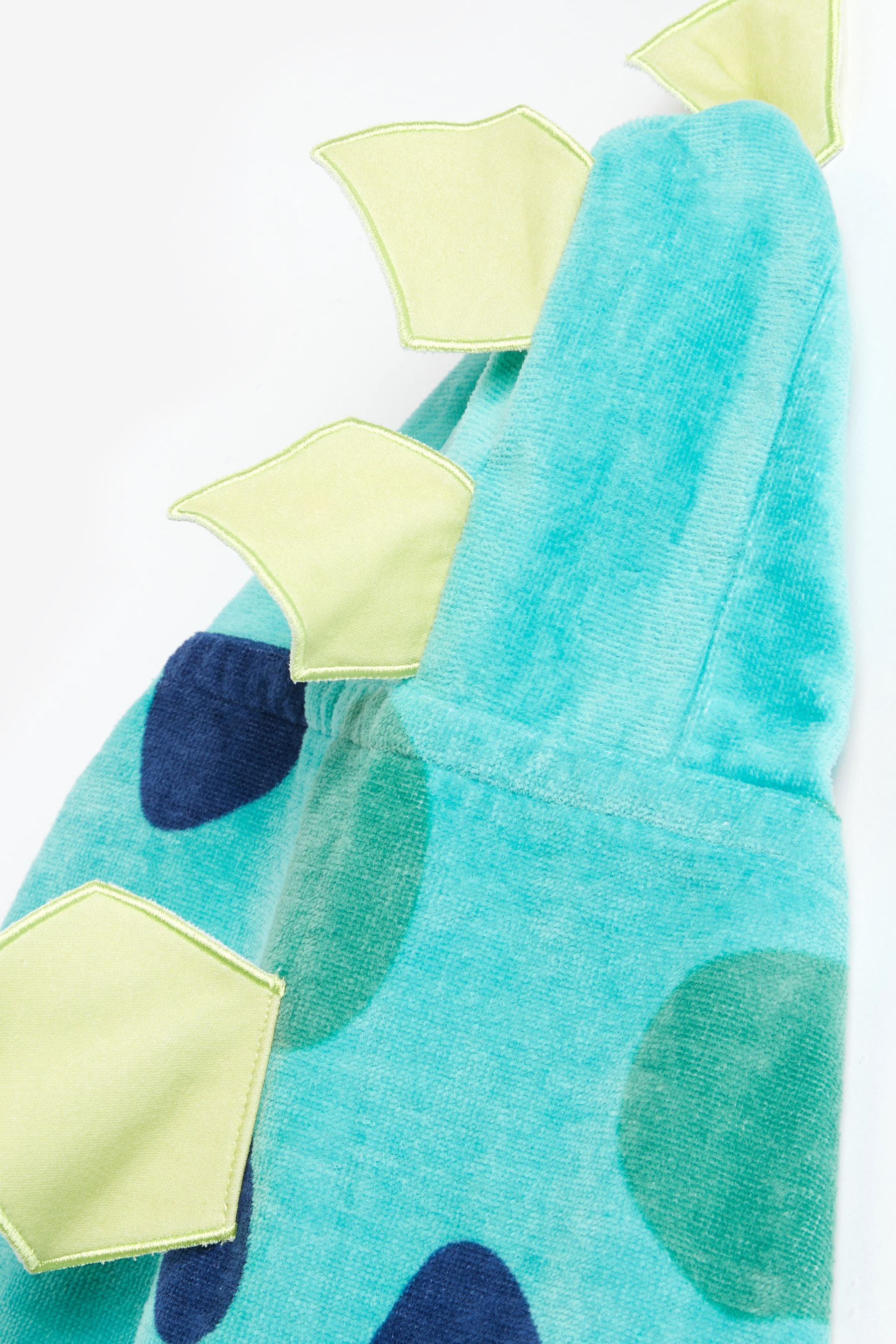 Green Dinosaur Children's Hooded Beach Towel Ages 3-5