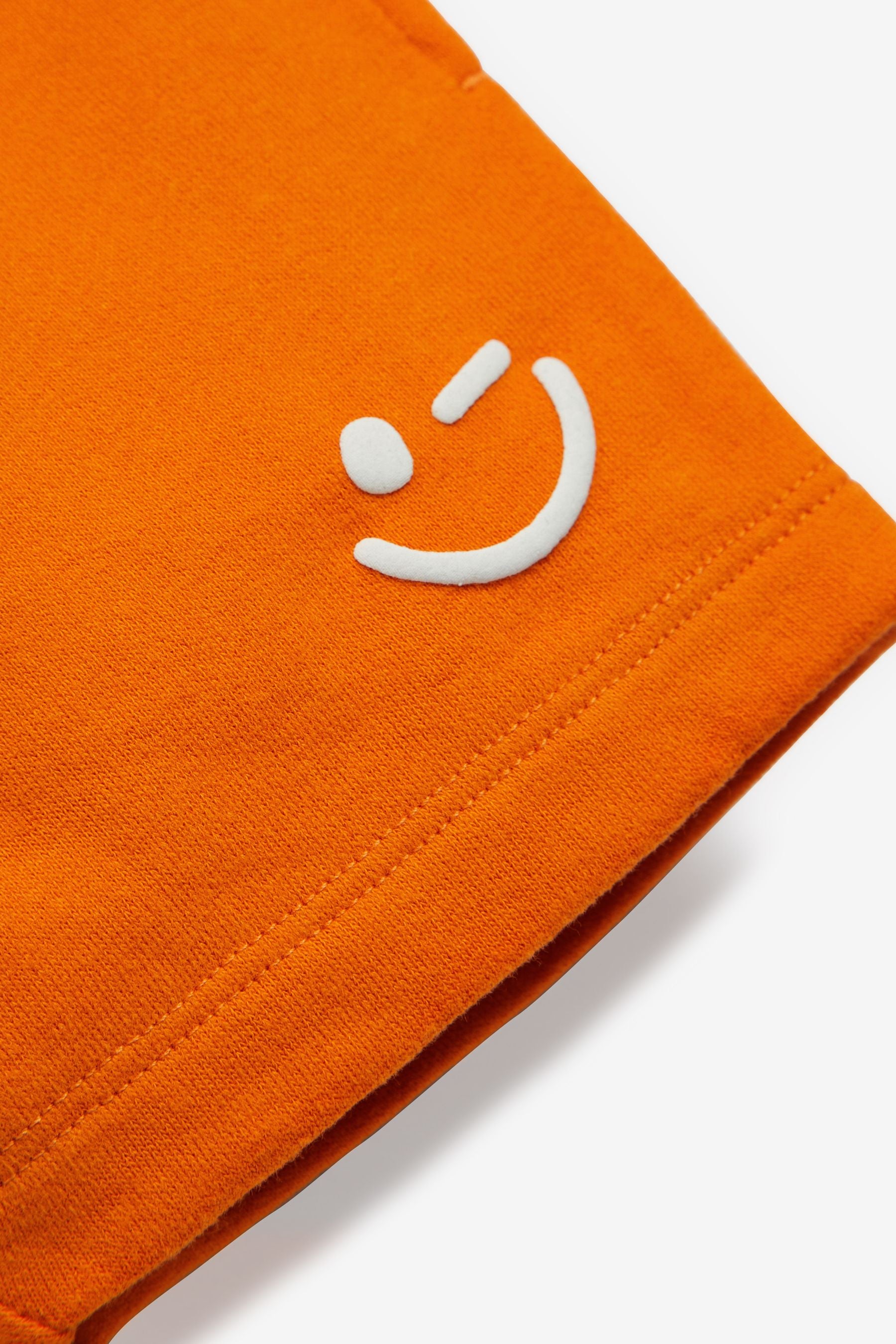 Orange Shorts Logo Zip Through Hoodie (3mths-7yrs)