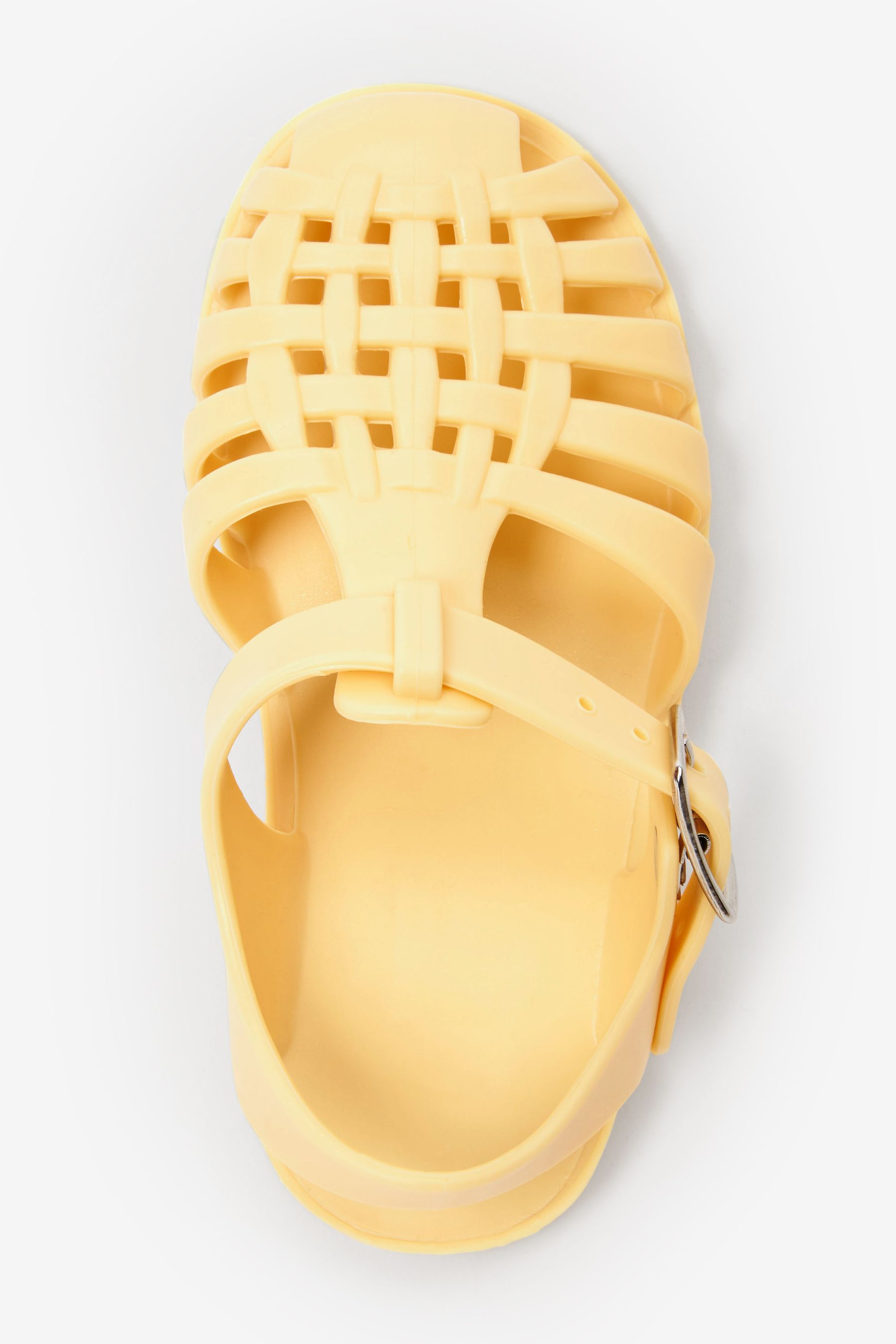 Lemon Yellow Jelly Sandals