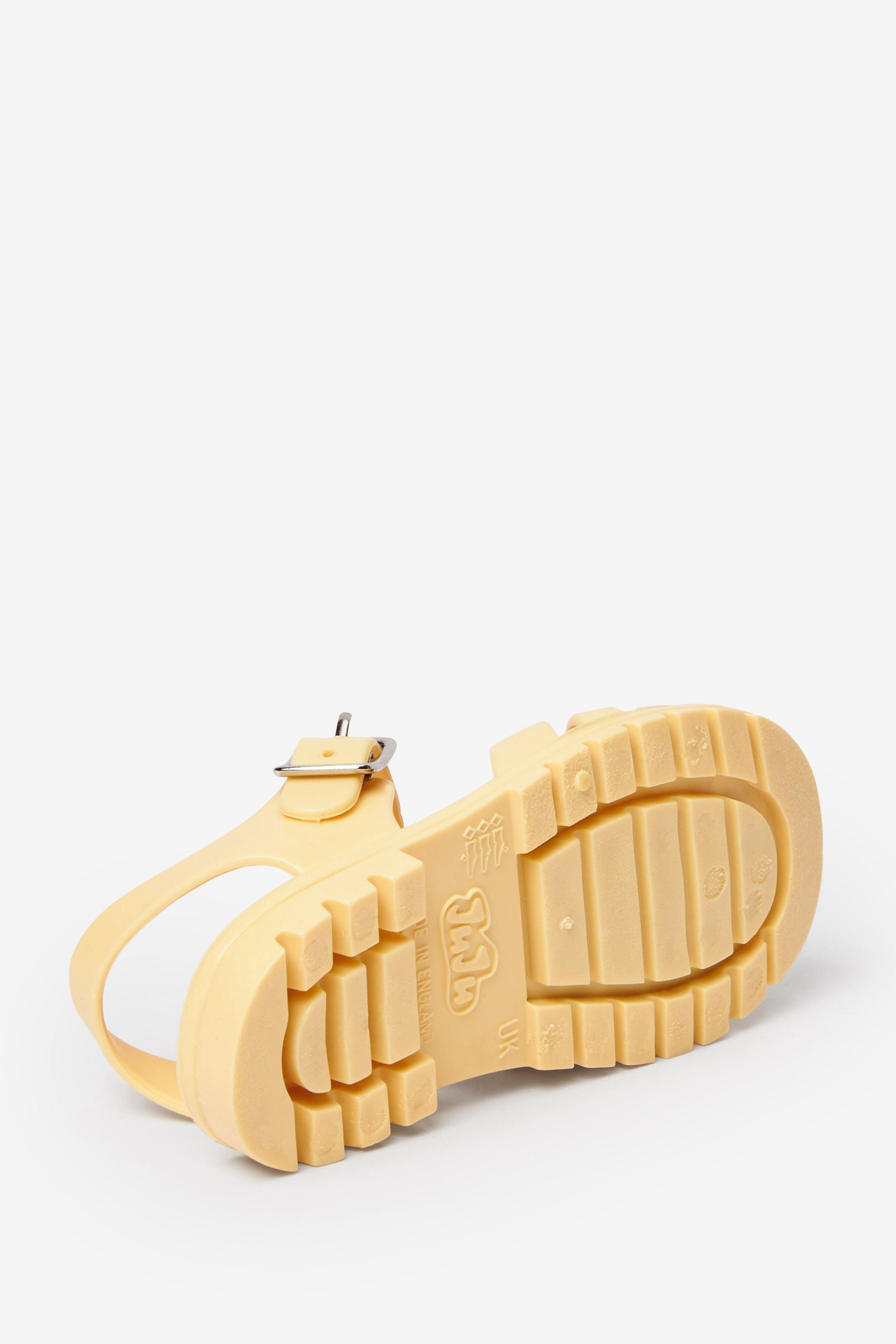 Lemon Yellow Jelly Sandals