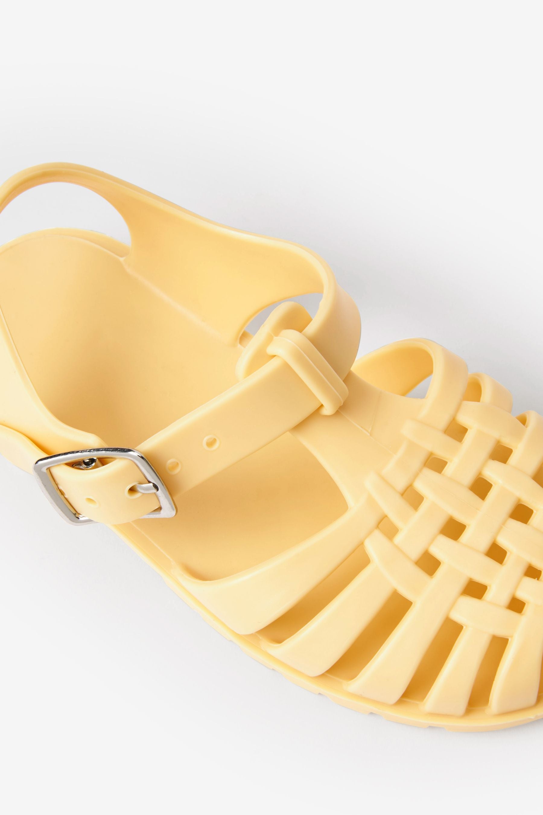 Lemon Yellow Jelly Sandals