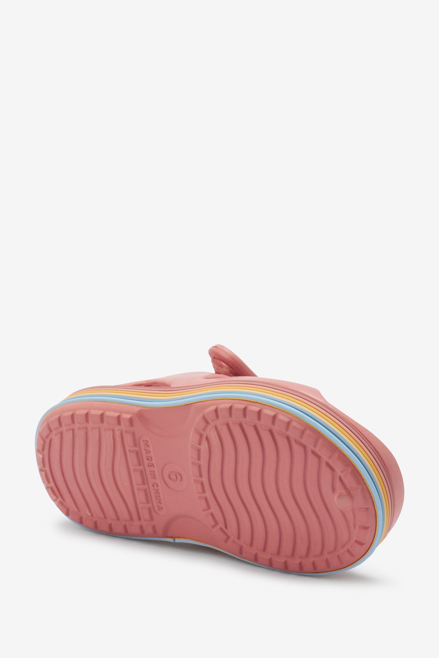 Blush Pink Rainbow Beach Sandals