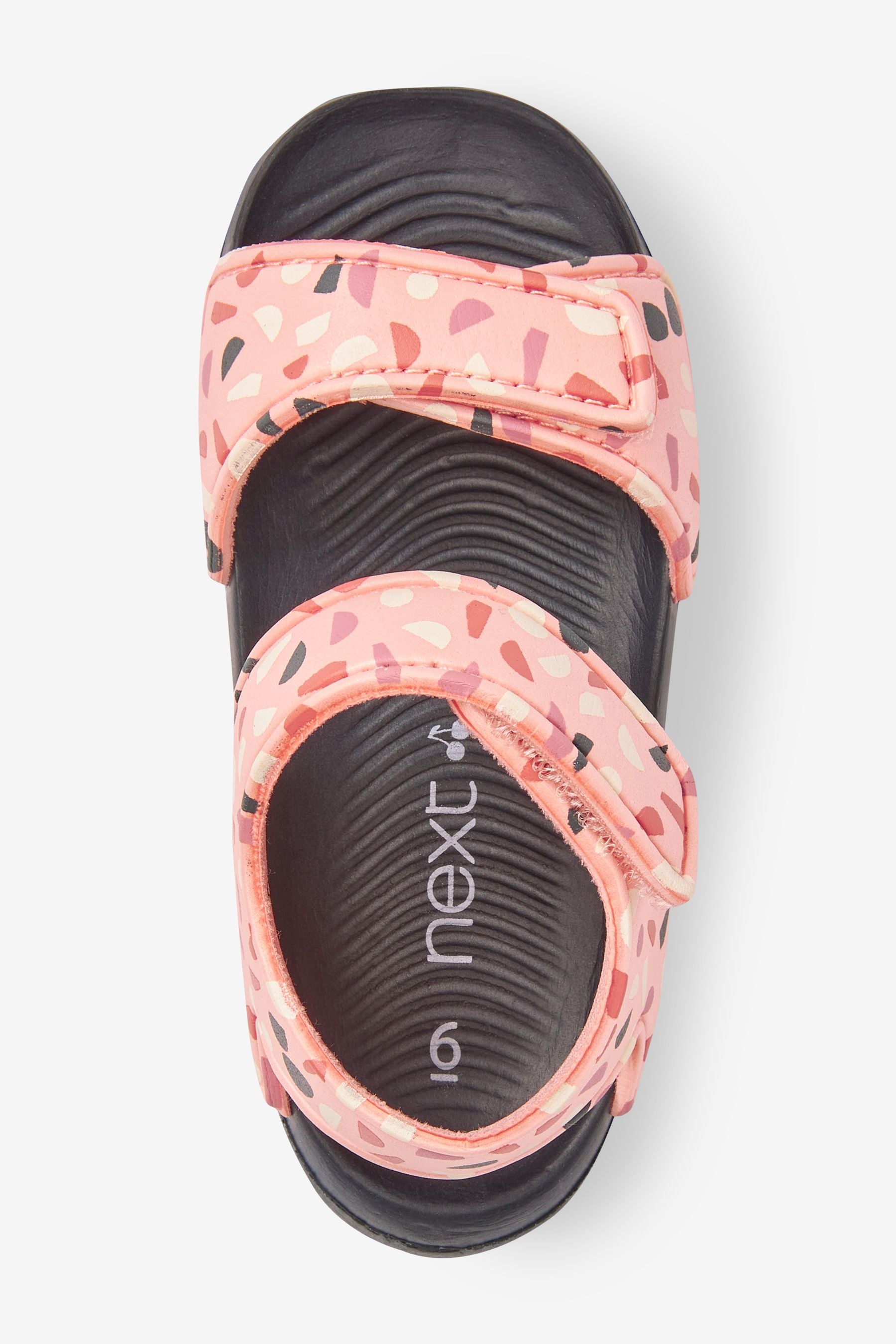 Pink Spot Two Strap Beach Sandals