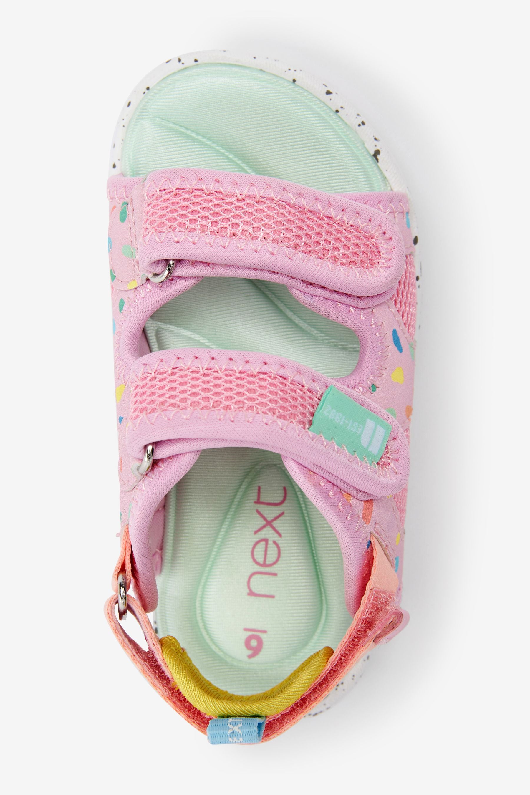 Pink Memory Foam Sporty Sandals