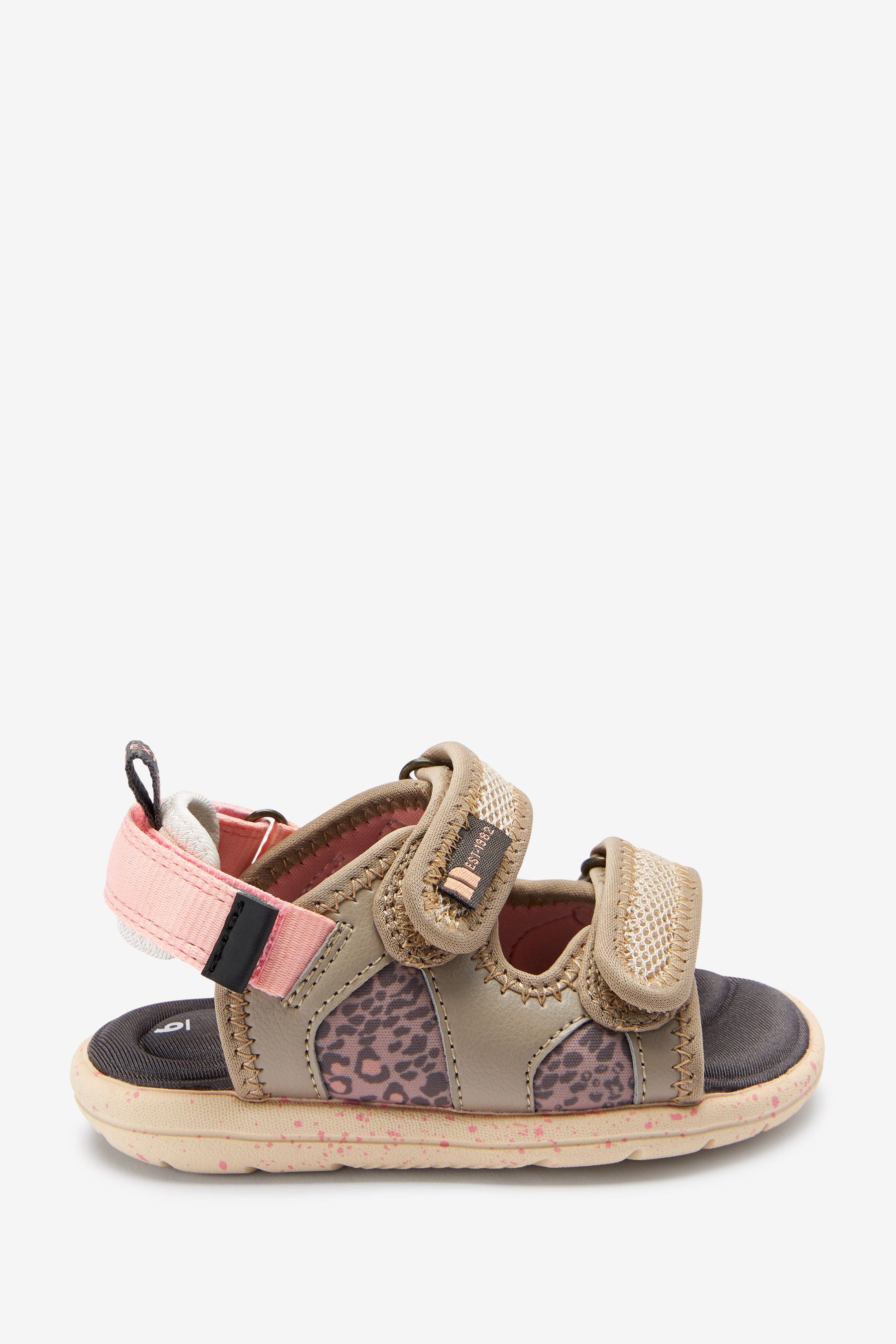 Khaki Green Memory Foam Sporty Sandals