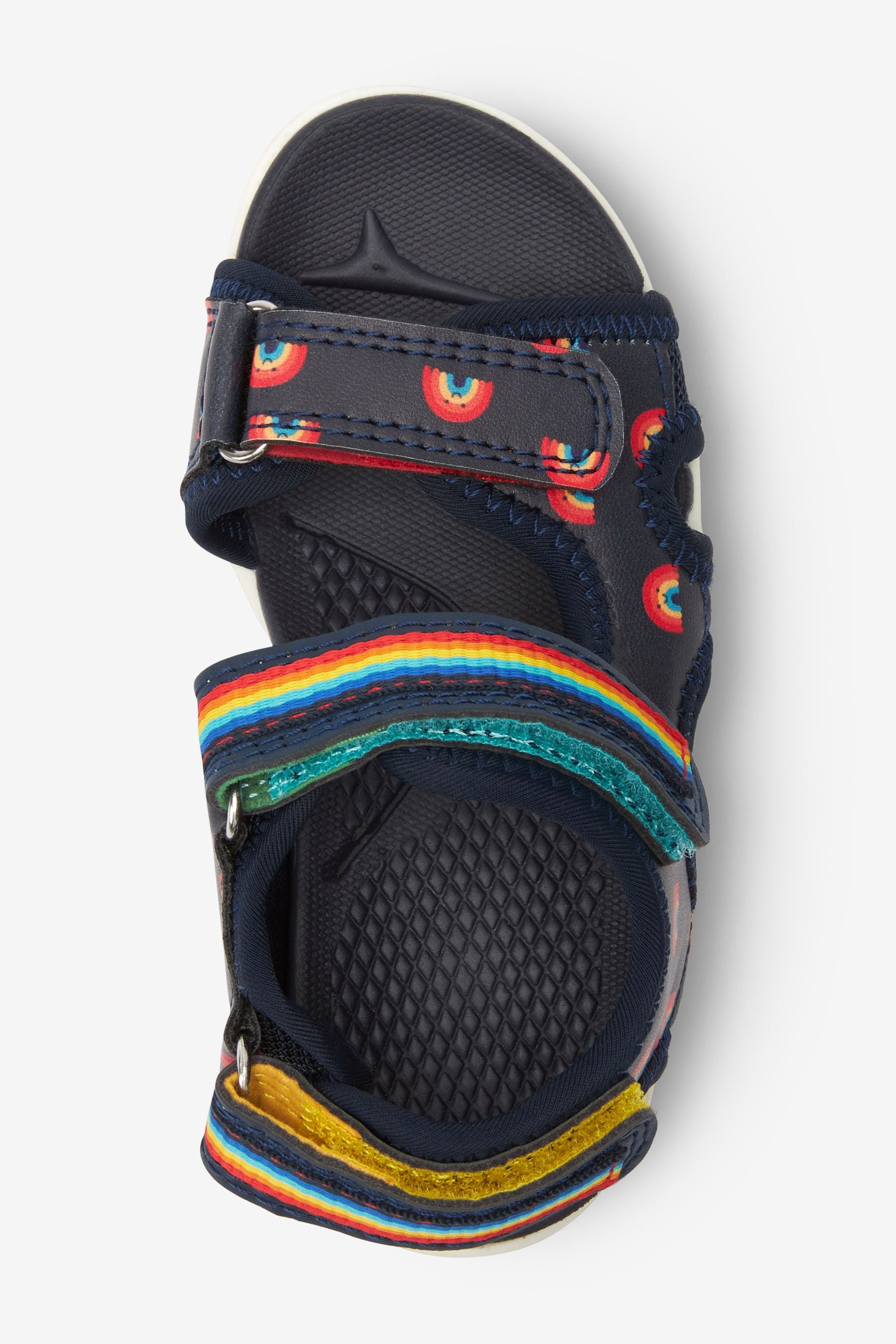 Navy Blue Rainbow Trekker Sandals