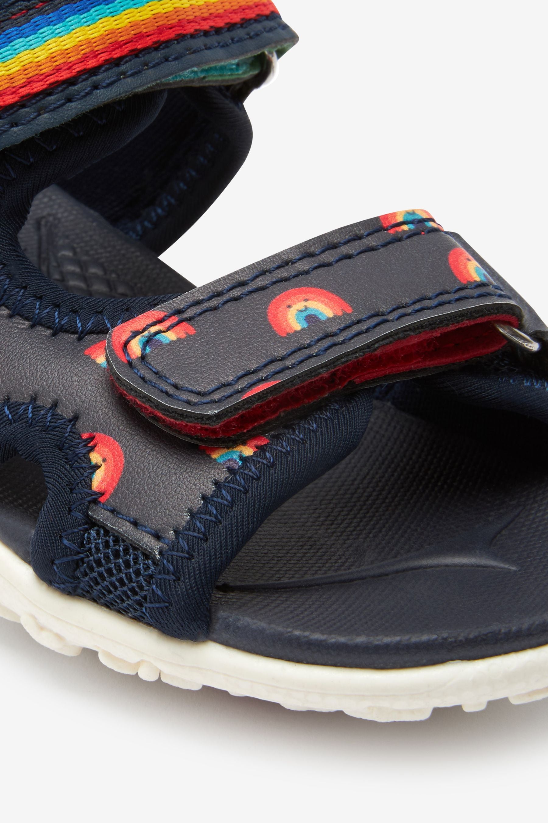 Navy Blue Rainbow Trekker Sandals