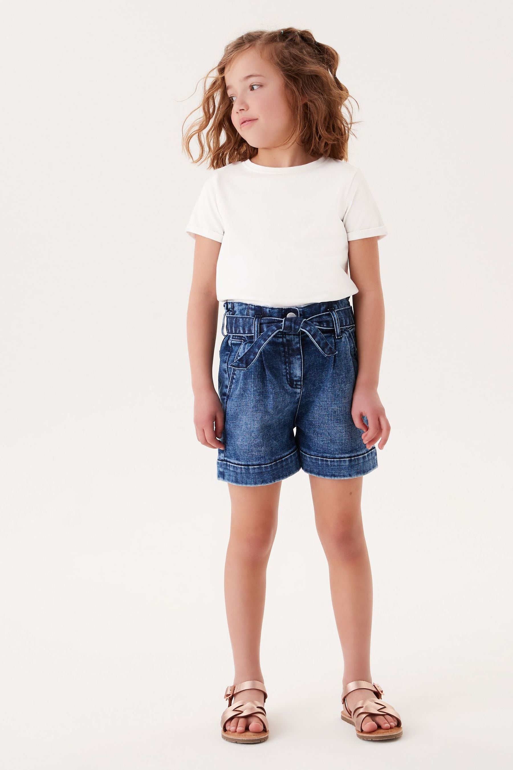 Dark Blue Denim Bermuda Shorts (3-16yrs)