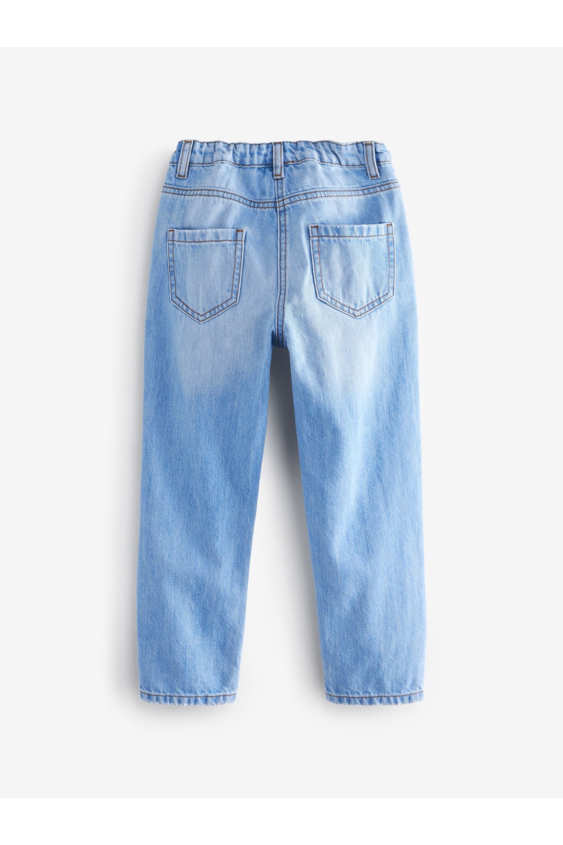 Light Blue Distressed Mom Jeans (3-16yrs)