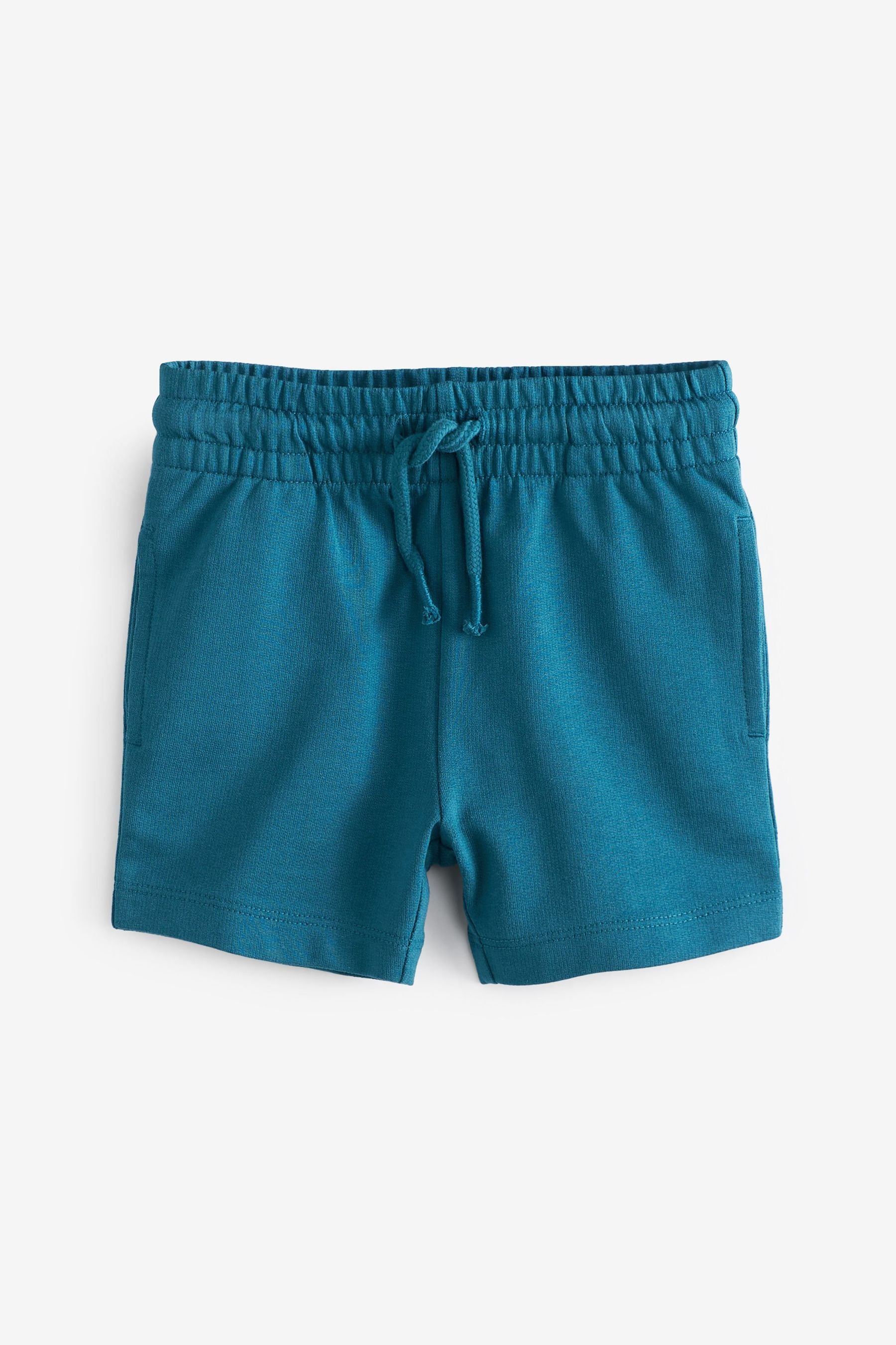 Teal Blue Jersey Shorts (3mths-7yrs)