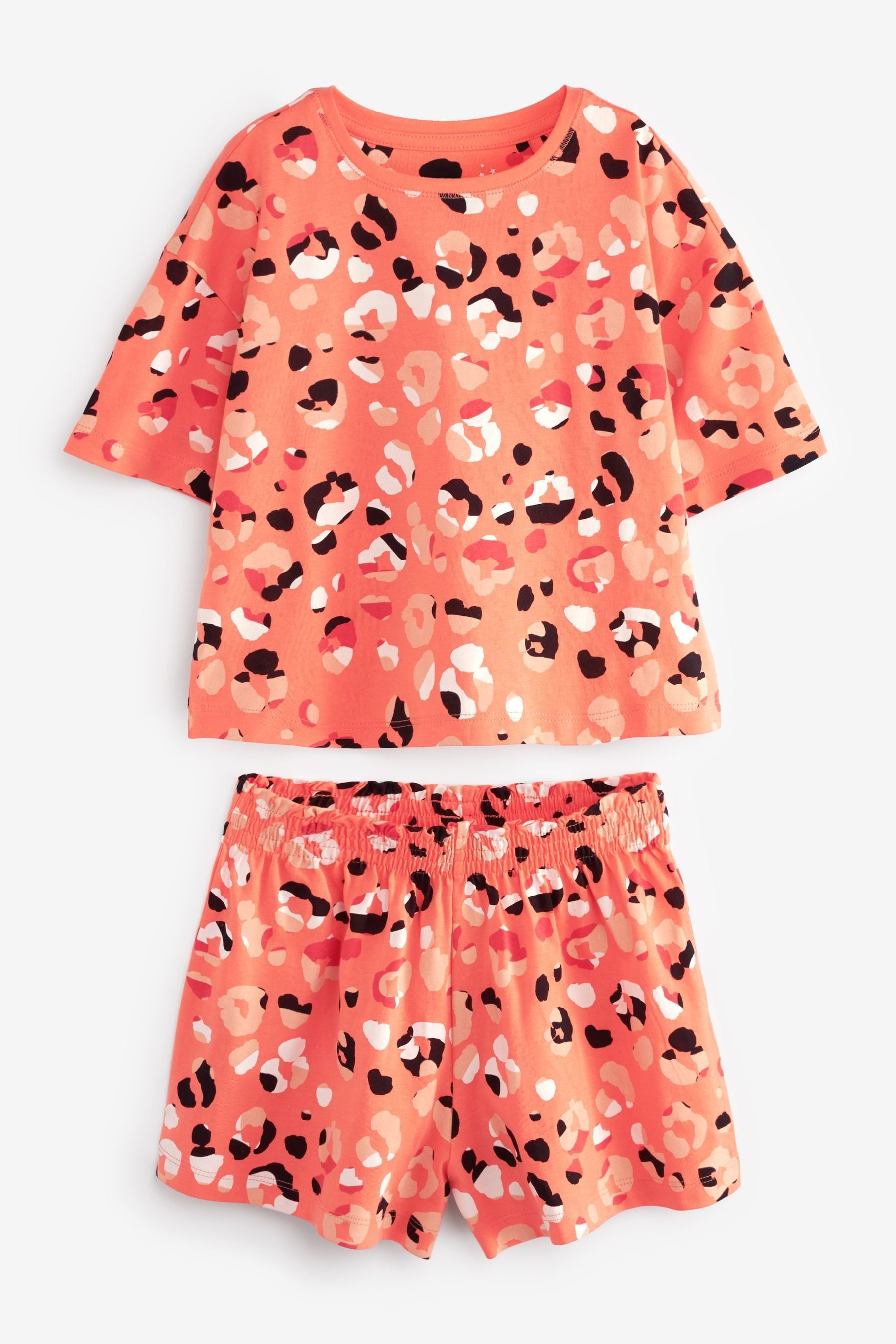 Multi Animal Print Short Pyjamas 3 Pack (3-16yrs)