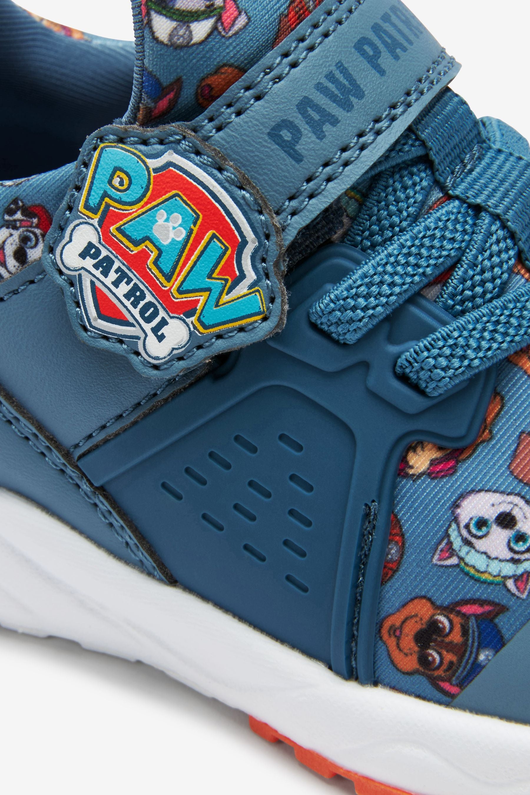 Blue Paw Patrol Elastic Lace Trainers