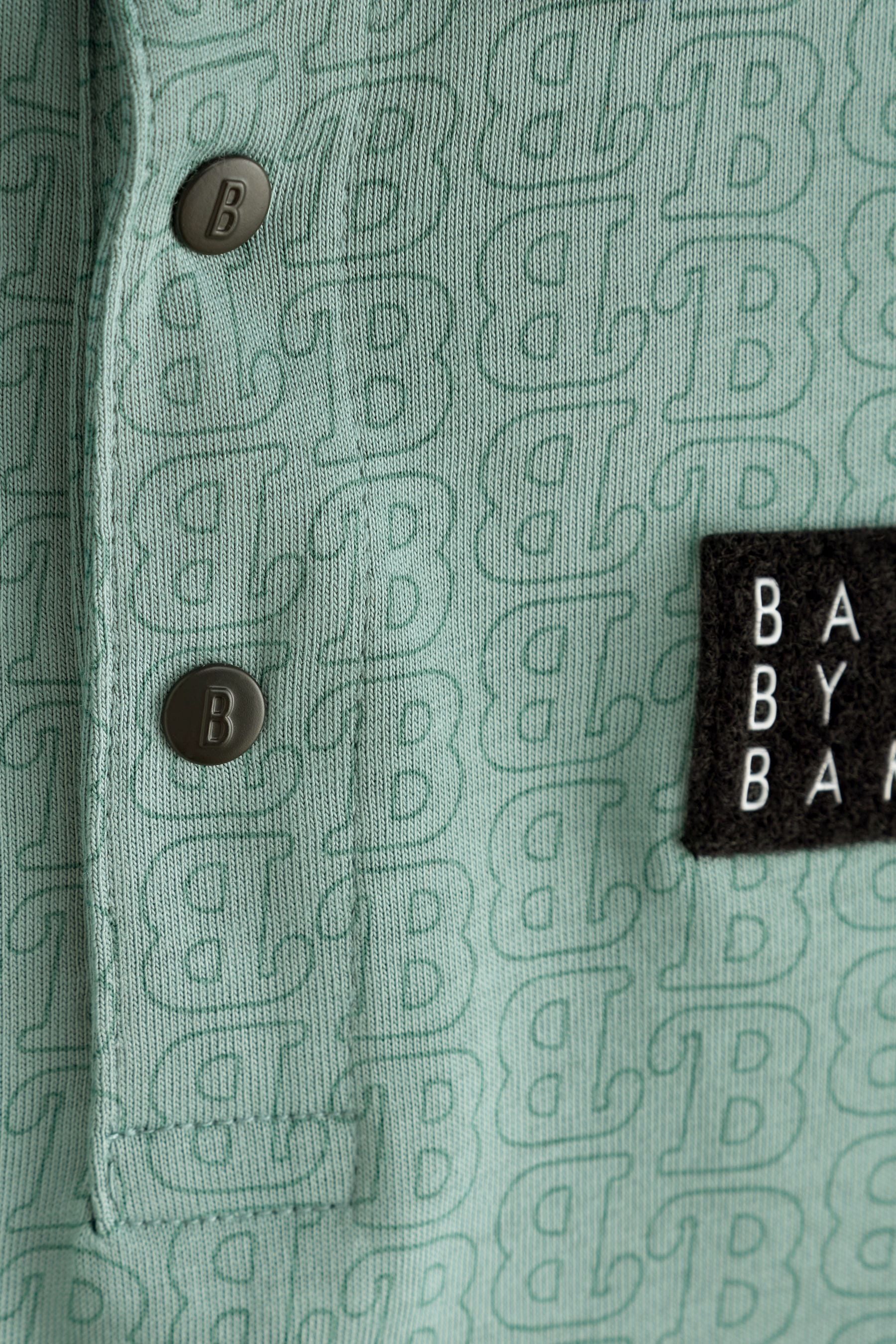 Baker by Ted Baker Green Printed Polo Shirt