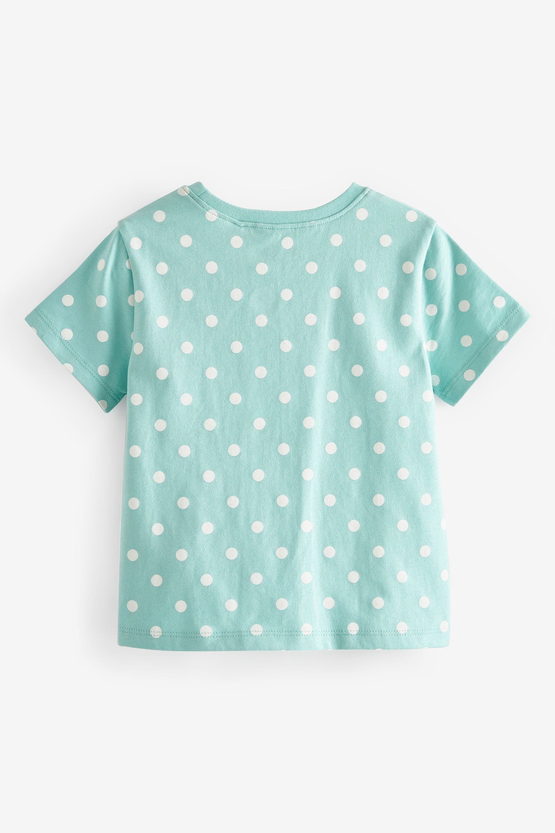 Blue Short Sleeve Pocket T-Shirt (3mths-7yrs)