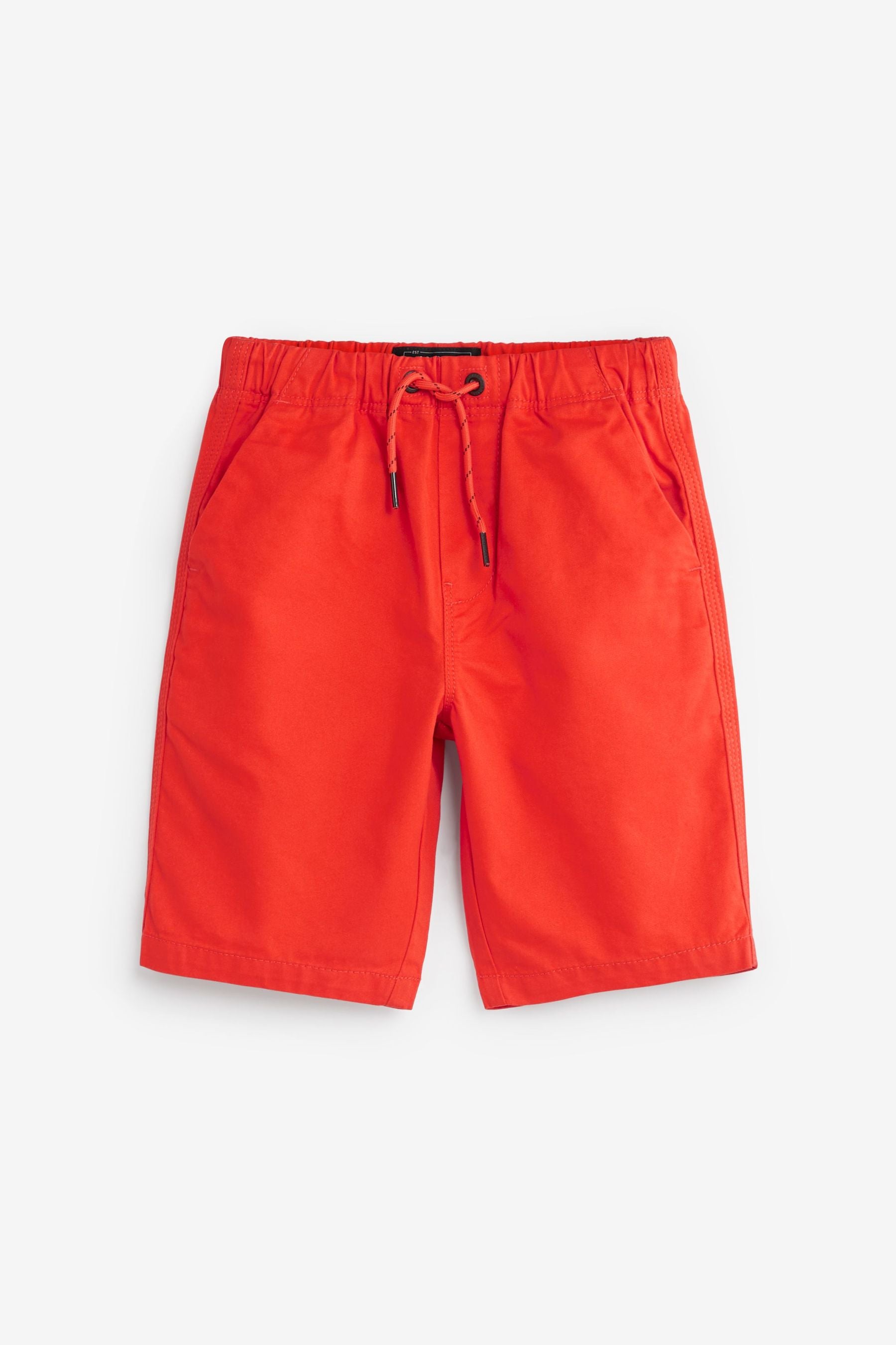 Red Regular Fit Pull-On Shorts (3-16yrs)